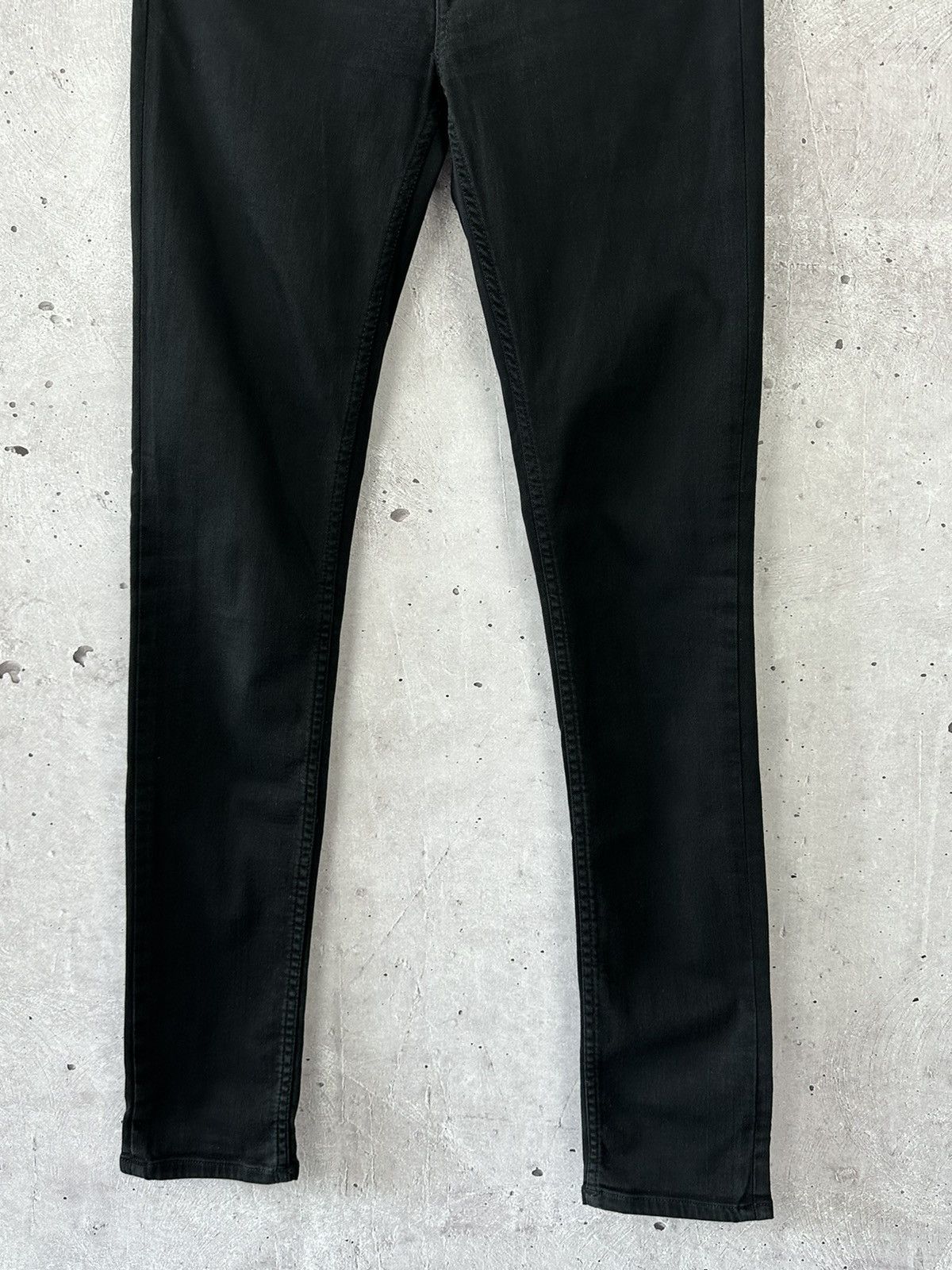 Acne Studios × Vintage Acne Studios Flex Black Cotton Slim Women’s Jeans Size 28" / US 6 / IT 42 - 3 Thumbnail