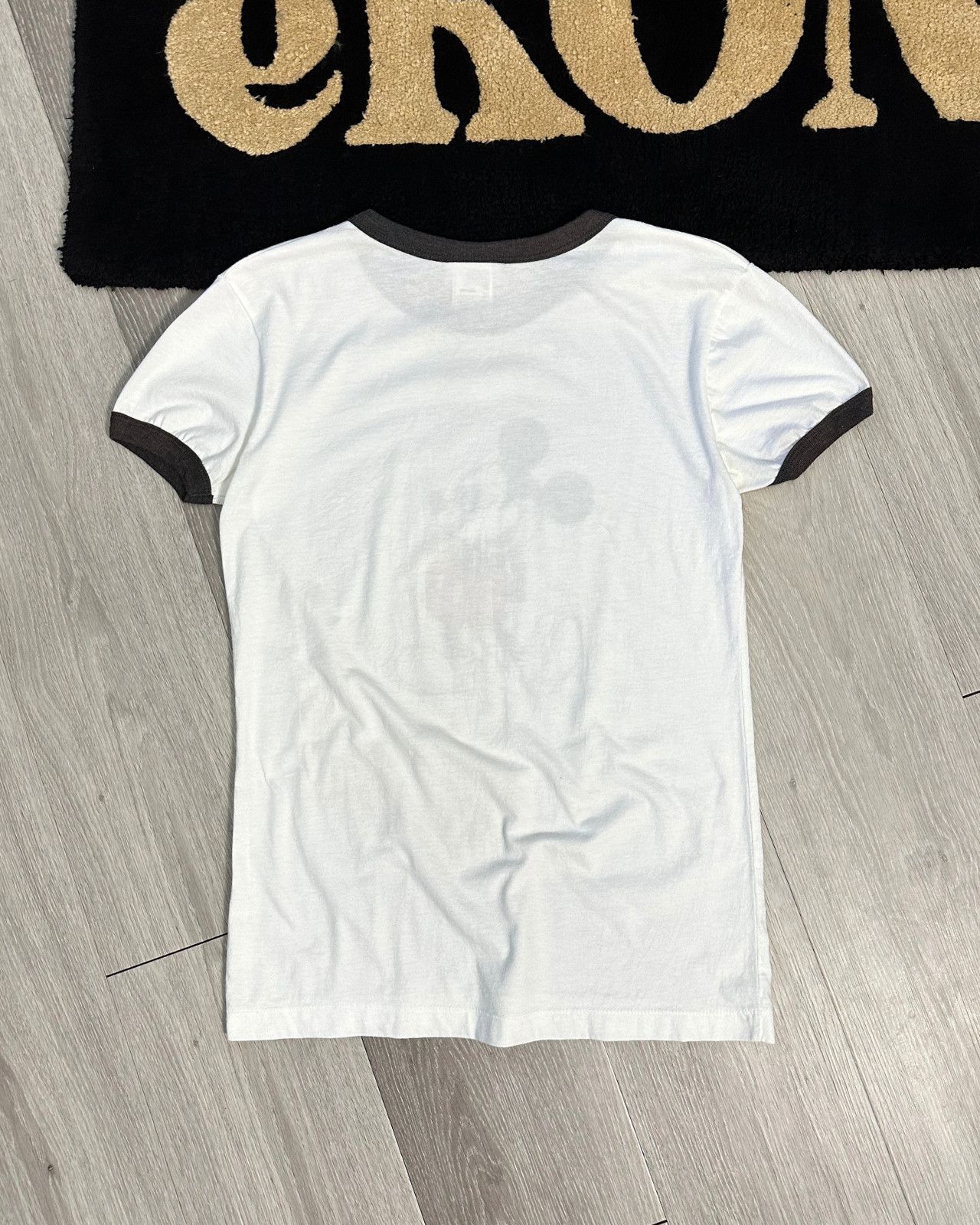 Disney × Mickey Mouse × Vintage Vintage Disney Mickey Mouse Ringer T-Shirt Women's - Large Size L / US 10 / IT 46 - 2 Thumbnail