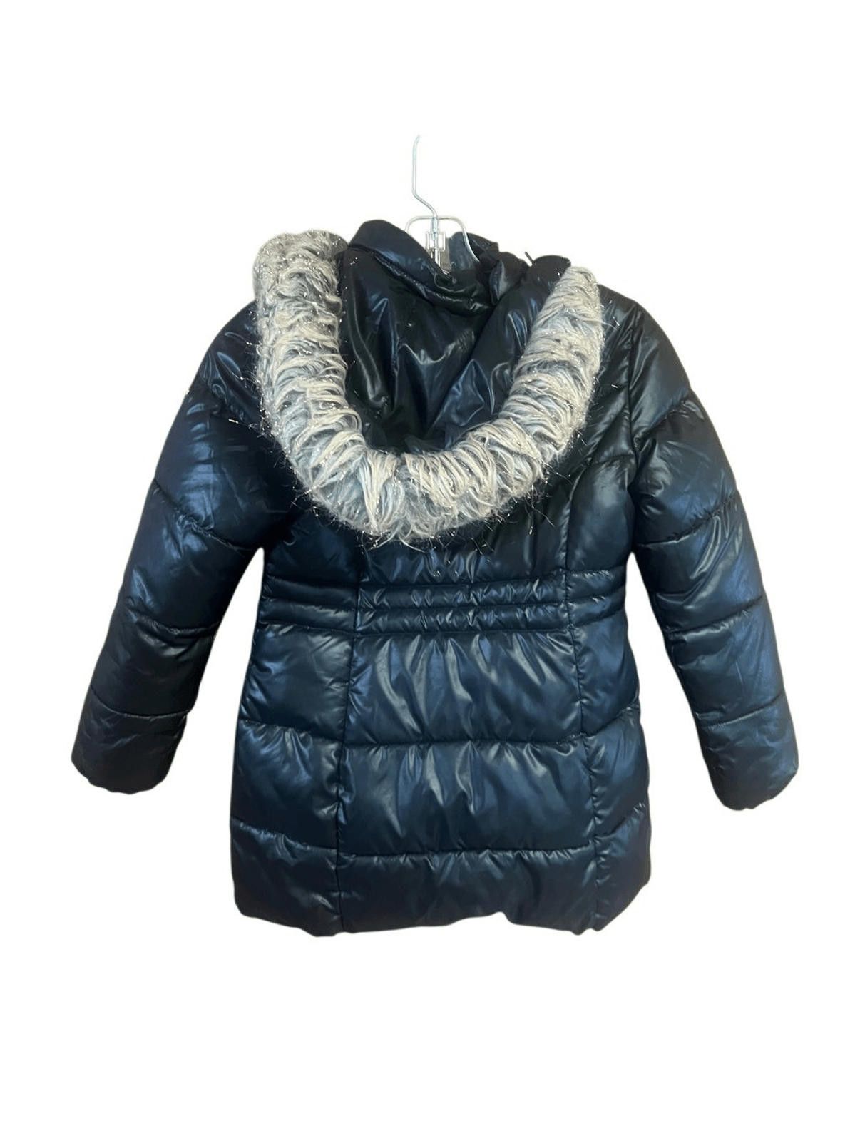 Michael Kors Michael Kors Girls Puffer Hooded Jacket Sz 7-8 Black Size ONE SIZE - 2 Thumbnail