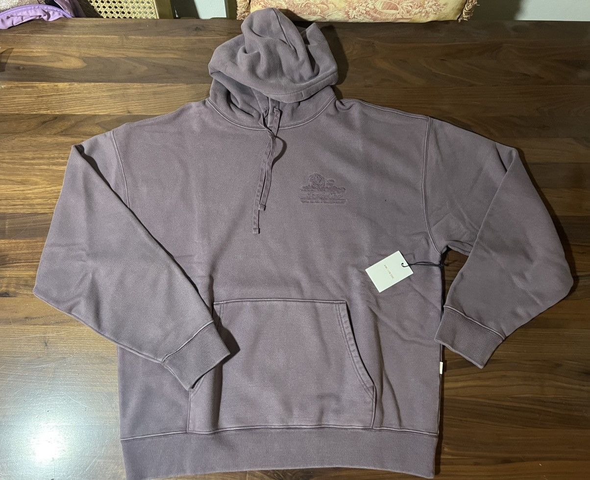 Aime Leon Dore Aimé Tonal Unisphere Logo Hoodie Violet XXL