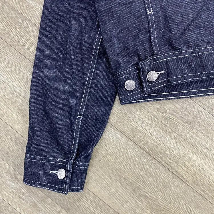 agnes b. Vintage Agnes B Indigo Raw Denim Jacket Size US M / EU 48-50 / 2 - 11 Thumbnail