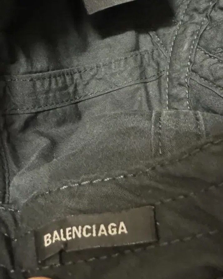 Balenciaga Balenciaga BB Destroyed Ballcap Size ONE SIZE - 5 Thumbnail