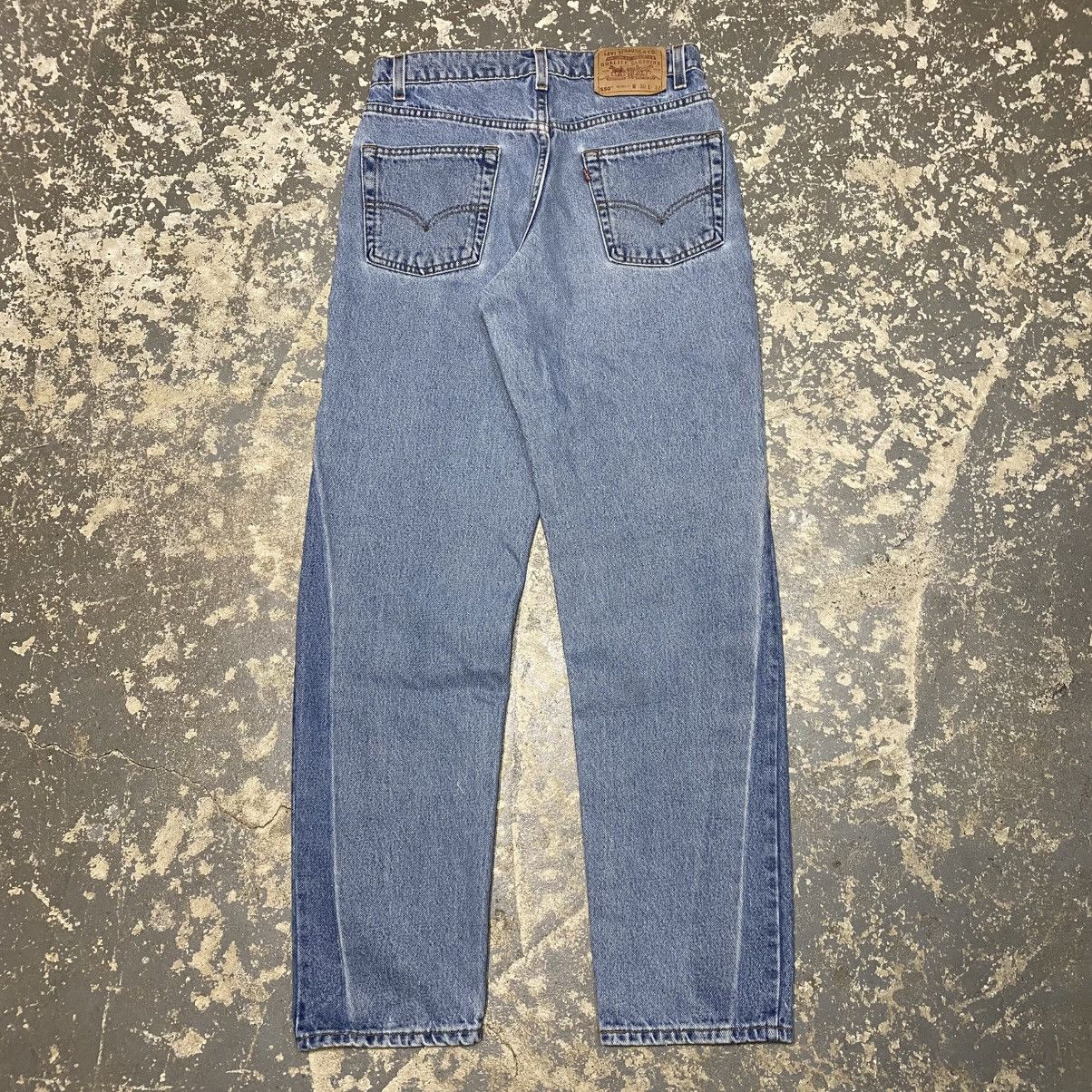 Levi's × Vintage Vintage Levi’s 550 Relaxed Fit Stripe Blue Denim USA 90s Size US 30 / EU 46 - 1 Thumbnail