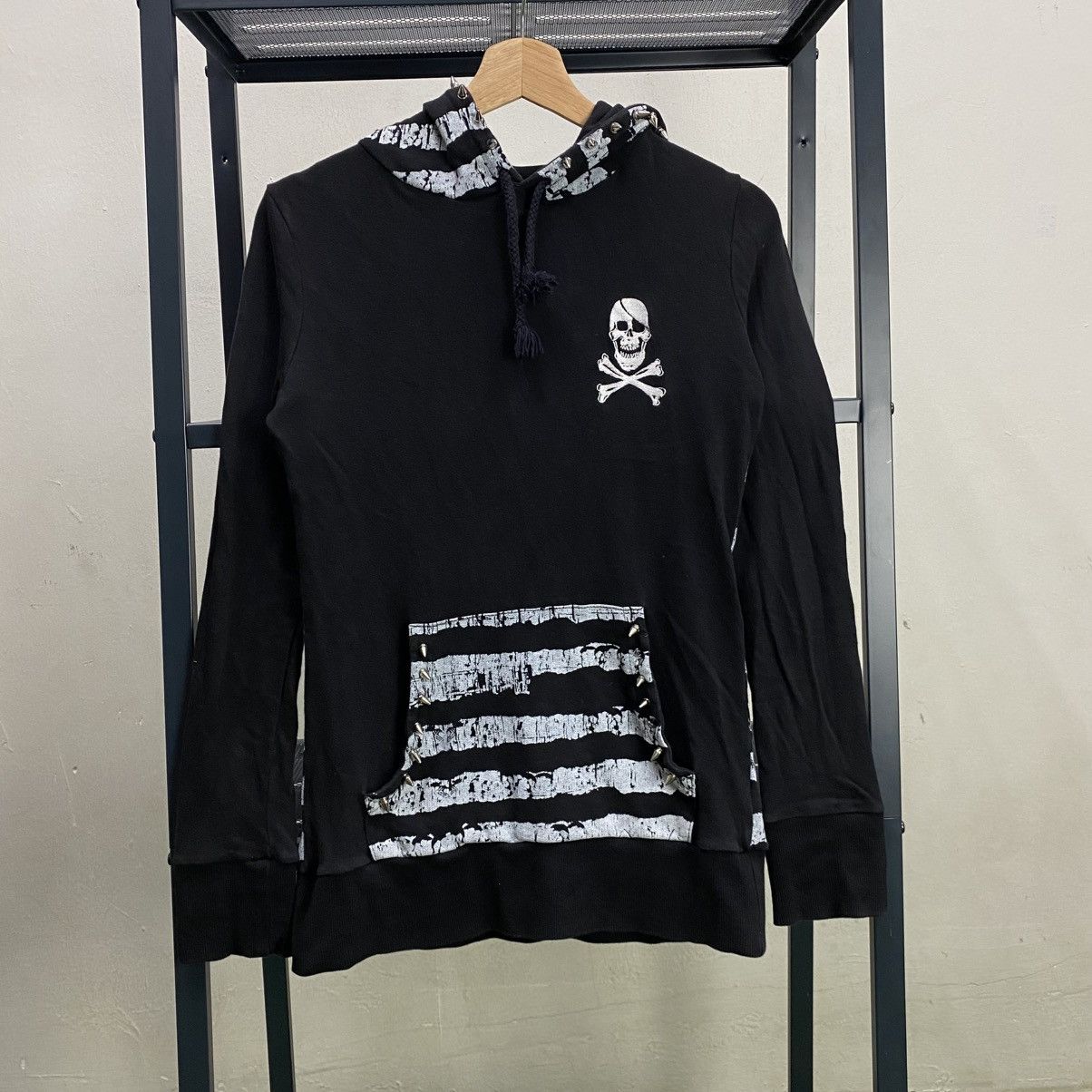 Beauty Beast Glad News Studded Japanese Brand Punk Bondage Hoodie Size S / US 4 / IT 40 - 2 Thumbnail