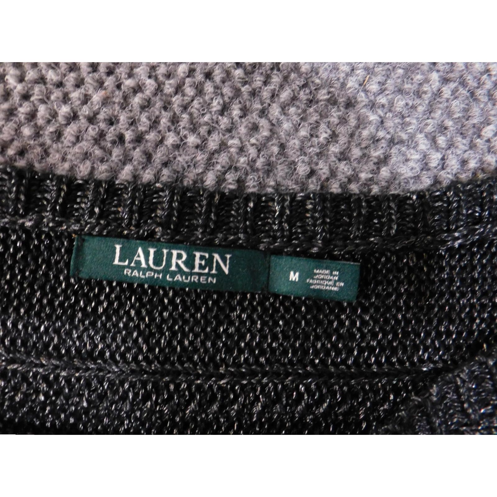 Ralph Lauren Lauren Ralph Lauren Sweater Womens Medium Black Knit Short Sleeve Pullover Top Size M / US 6-8 / IT 42-44 - 5 Thumbnail