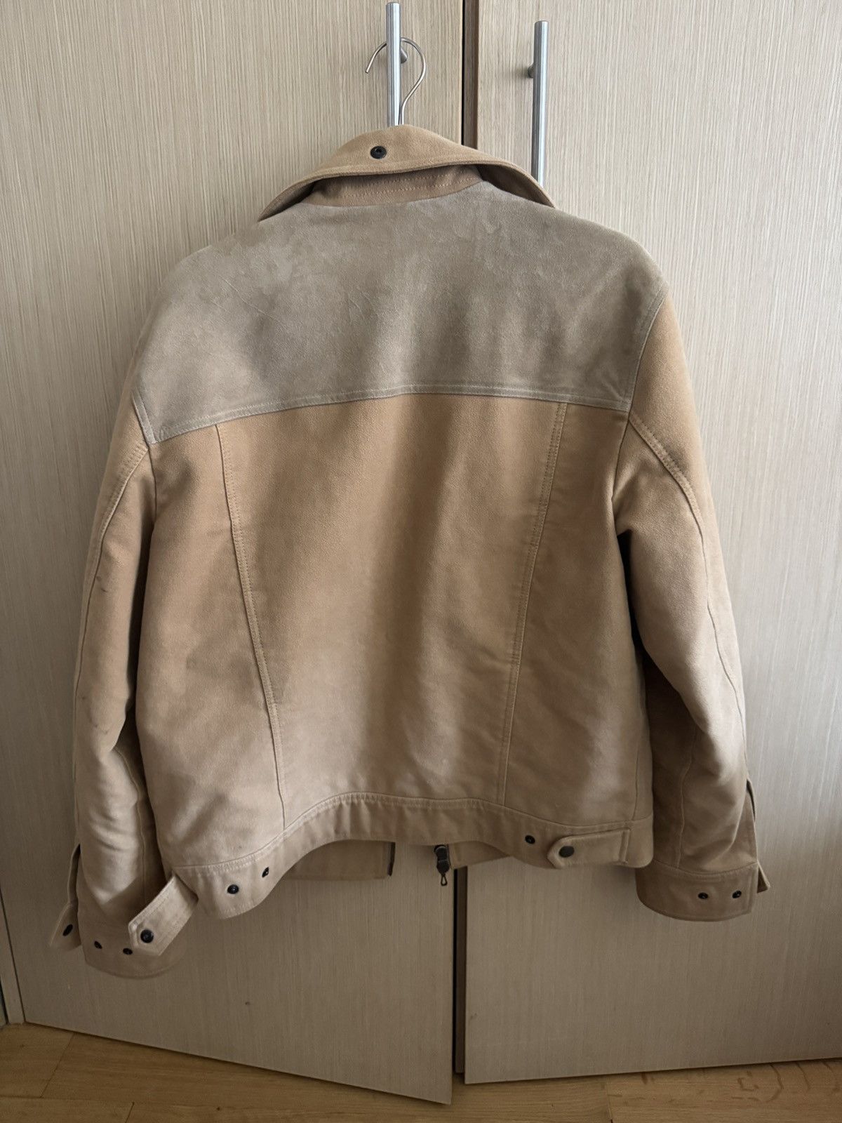 Rag & Bone Rag & Bone Suede Matthew Jacket in Camel Tan Size L #C4608 Size US L / EU 52-54 / 3 - 2 Thumbnail