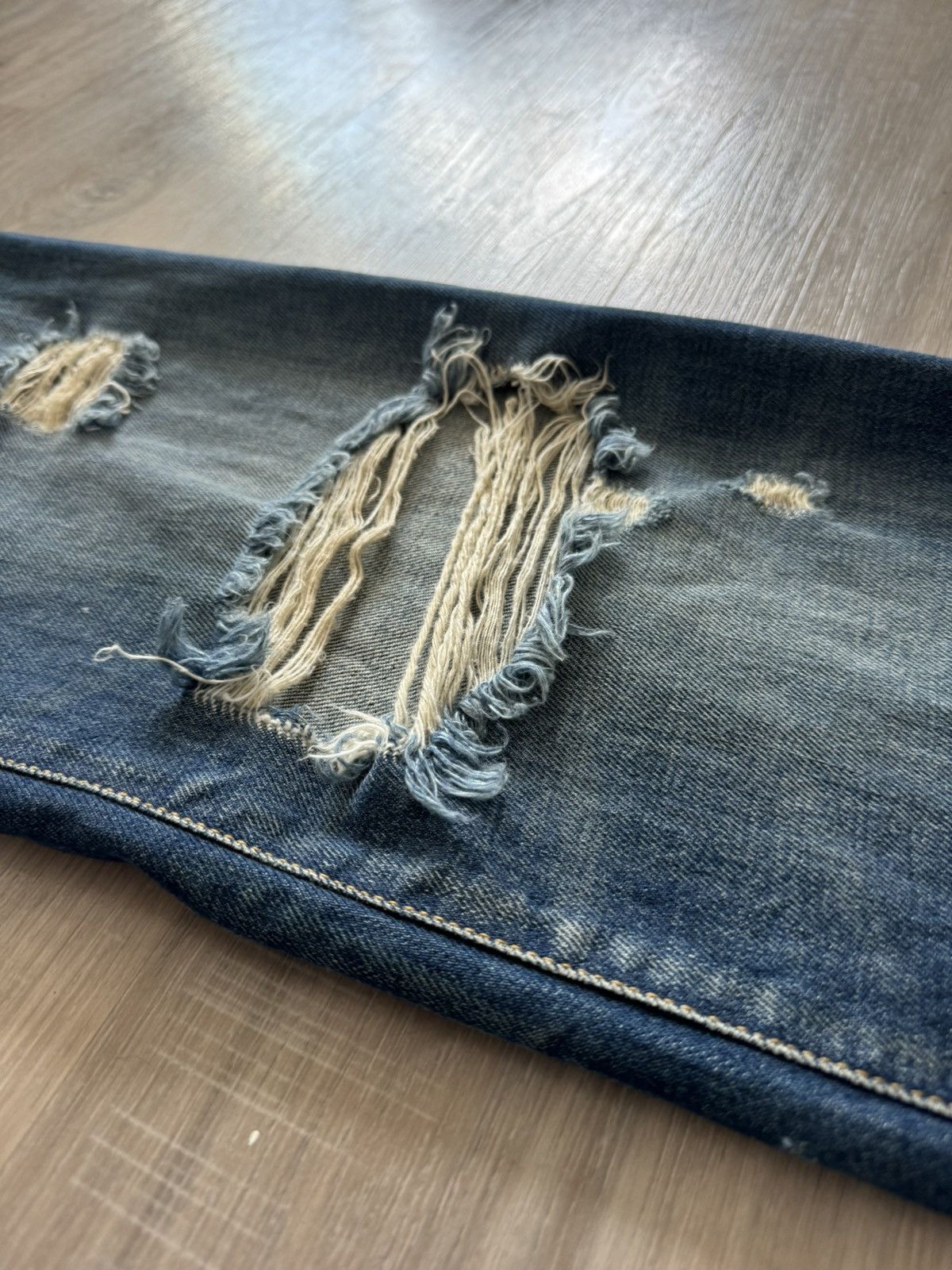 R13 R13 Jane Wide Leg Denim Size 25" / US 0 / IT 36 - 3 Thumbnail