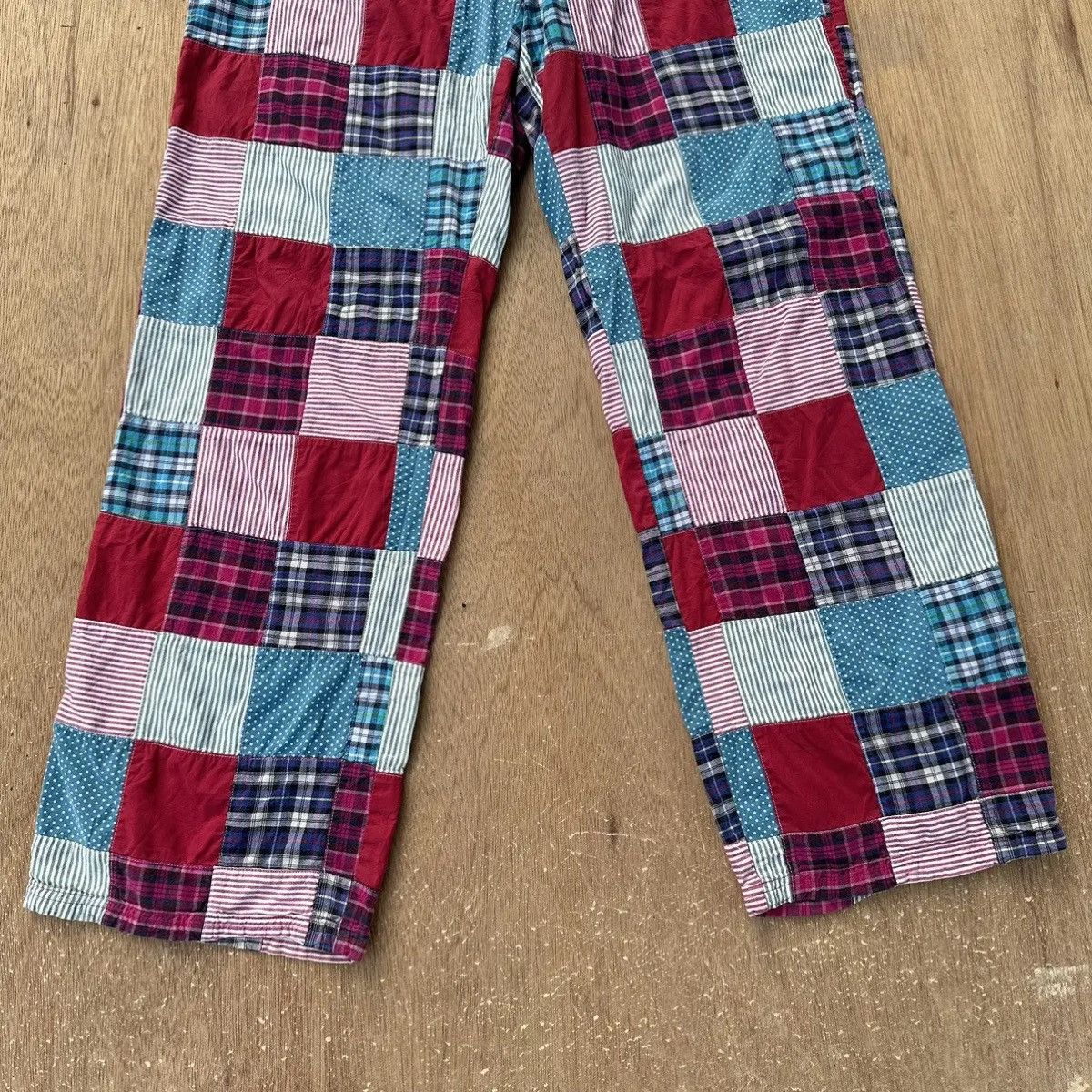 Aries VINTAGE JAPANESE AERIES DRAWSTRING WAIST PATCHWORK PANTS Size US 34 / EU 50 - 4 Thumbnail