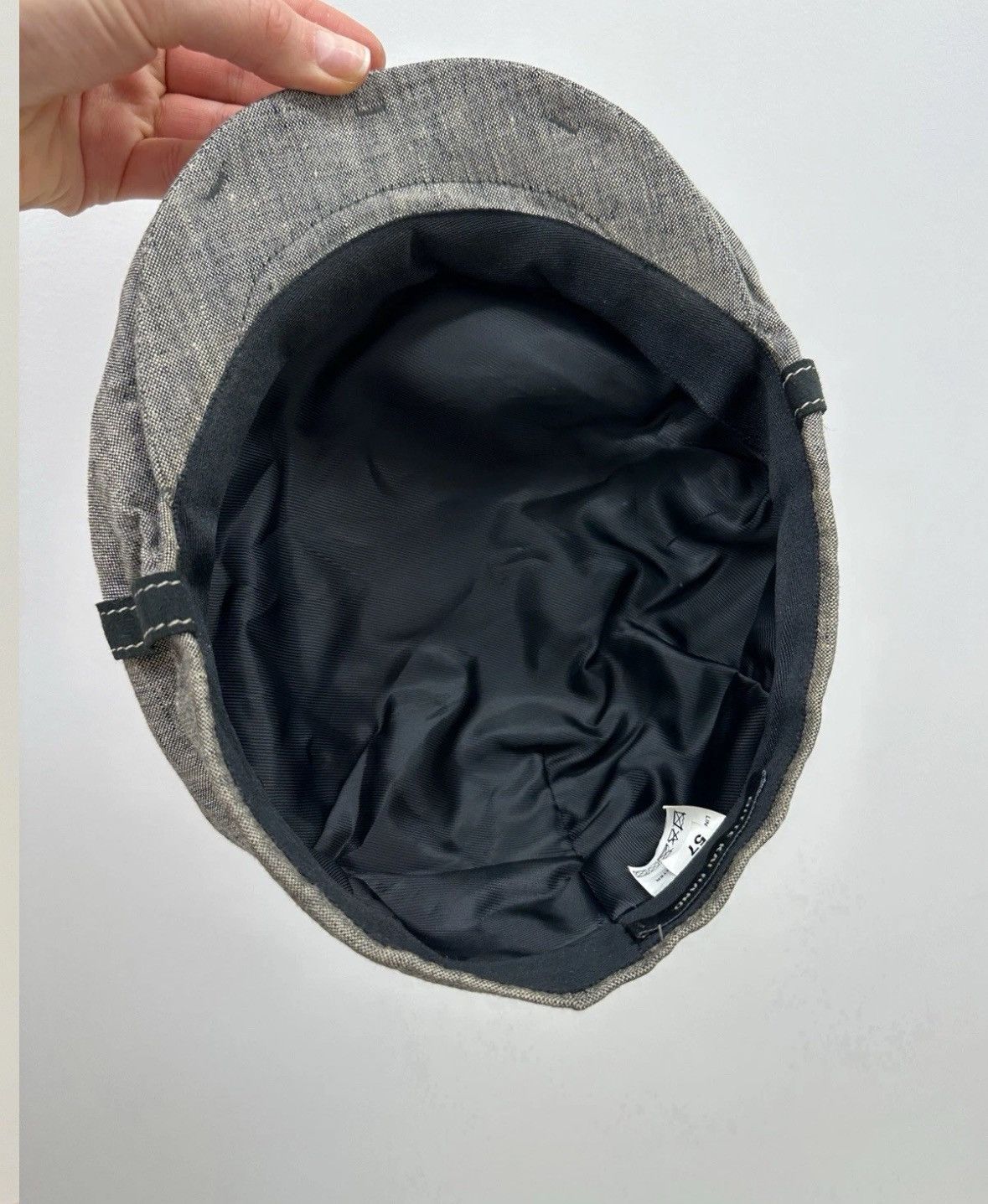 Vintage Bitte Kai Rand Linen Newsboy Cap Hat y2k Size 57 Size ONE SIZE - 7 Thumbnail