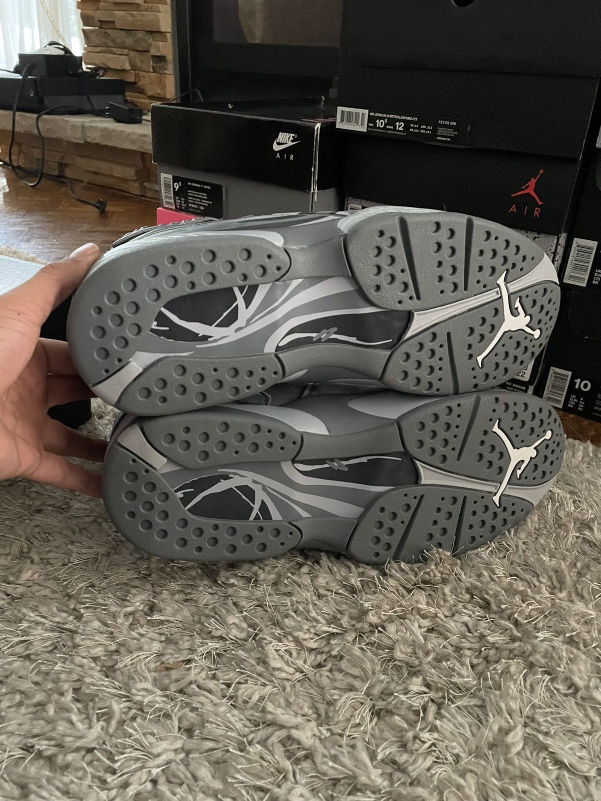 Jordan Brand Jordan 8 Cool Grey Size US 13 / EU 46 - 8 Thumbnail