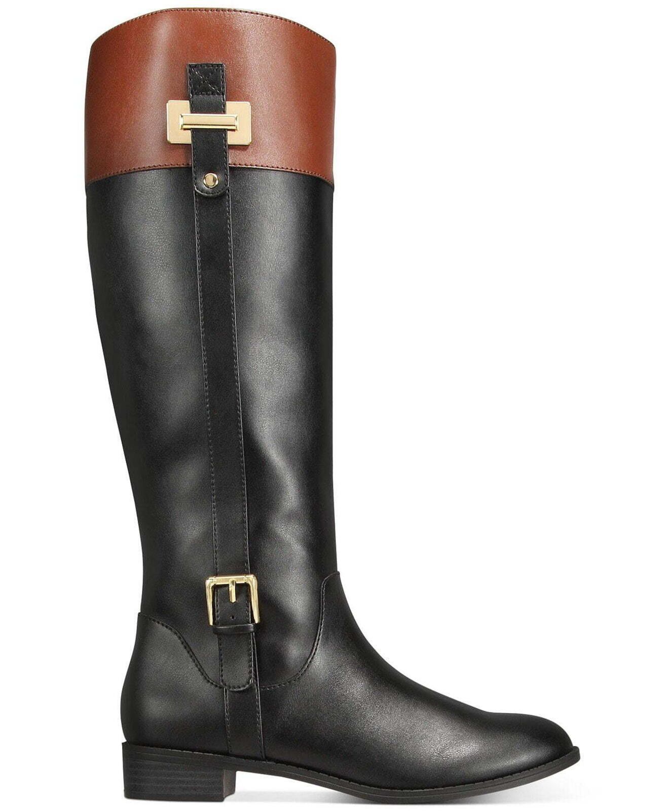 Other Karen Scott Women's Black Deliee2 Riding Boots - Black - 5.5 Size US 5.5 / IT 35.5 - 2 Thumbnail