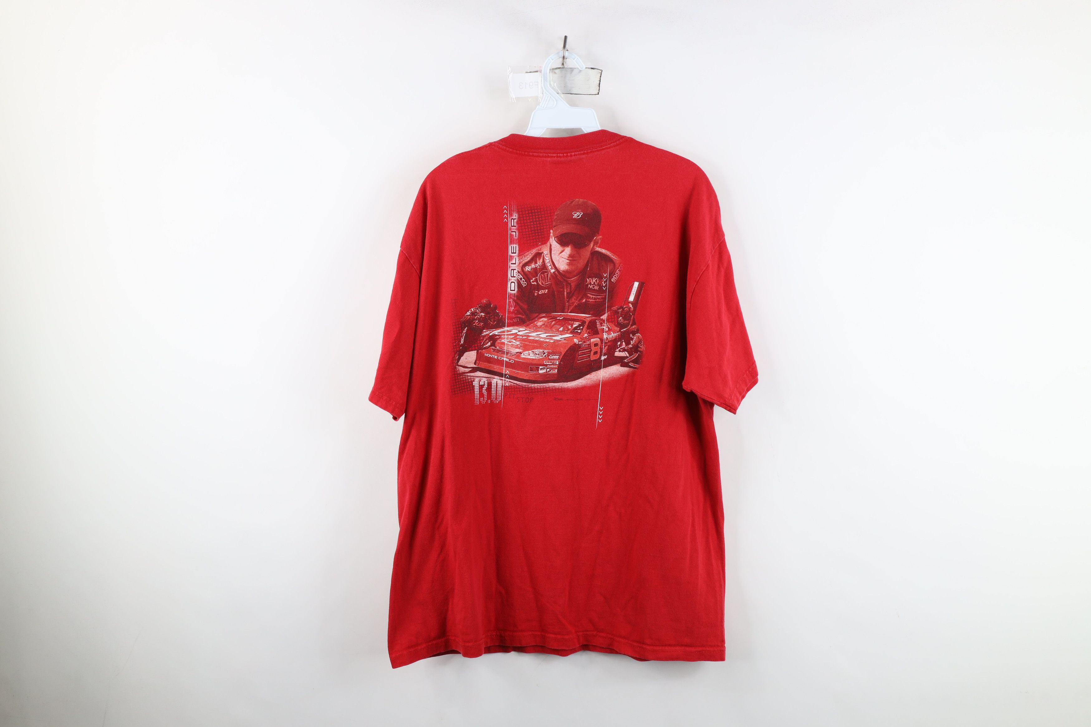 Vintage Vintage Nascar Earnhardt Jr Budweiser Racing T-Shirt Red Size US M / EU 48-50 / 2 - 13 Thumbnail