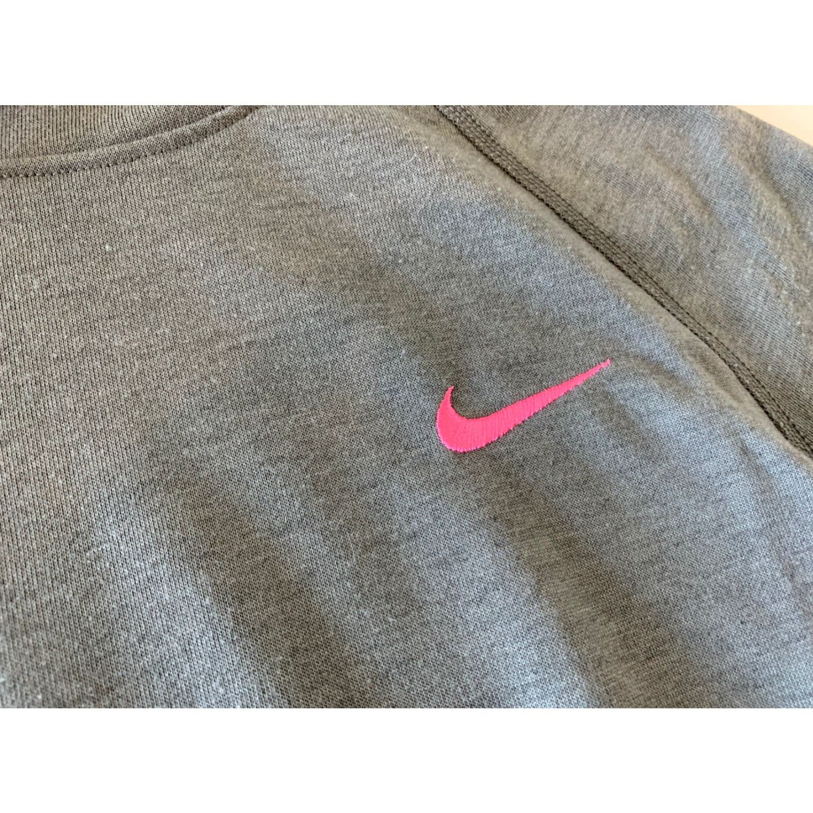 Nike Nike Just Do It Mock Neck Lightweight Hoodie Sweatshirt Gray Women's M Size M / US 6-8 / IT 42-44 - 2 Thumbnail