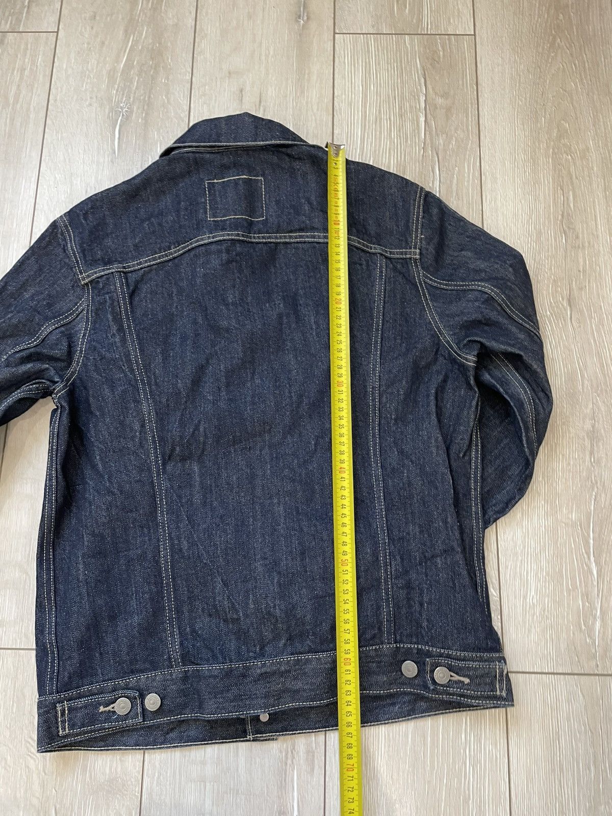 Levi's × Vintage Levi's Men's Size L Trucker Denim Jacket Dark Wash Rinse Size US L / EU 52-54 / 3 - 14 Thumbnail