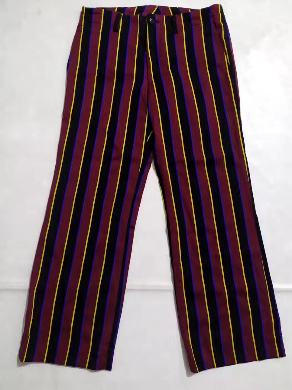 Comme Des Garcons Tricot AD2004 Stripe Cropped Pants