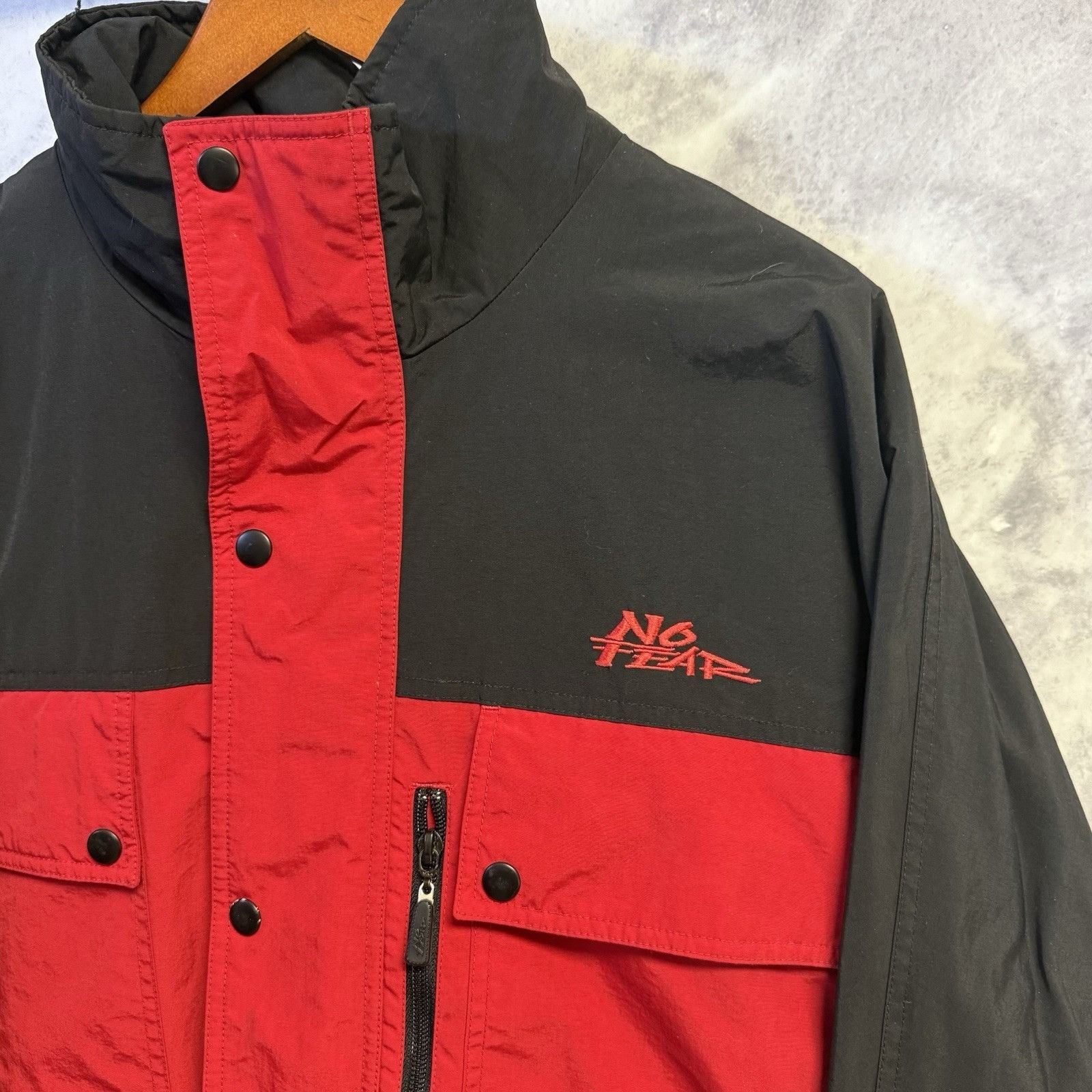 No Fear No Fear 3-in-1 Jacket Mens XL 26x30.5 Red Black Full Zip Size US XL / EU 56 / 4 - 3 Thumbnail