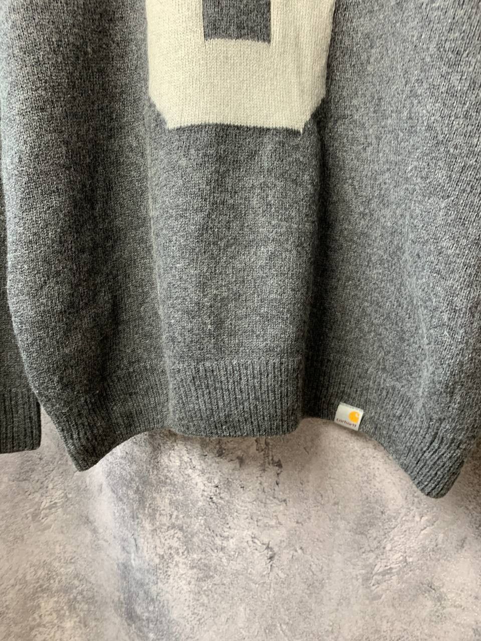 Carhartt Carhartt WIP Union Wool Sweater Big Logo Stars Men's XLarge Size US XL / EU 56 / 4 - 8 Thumbnail