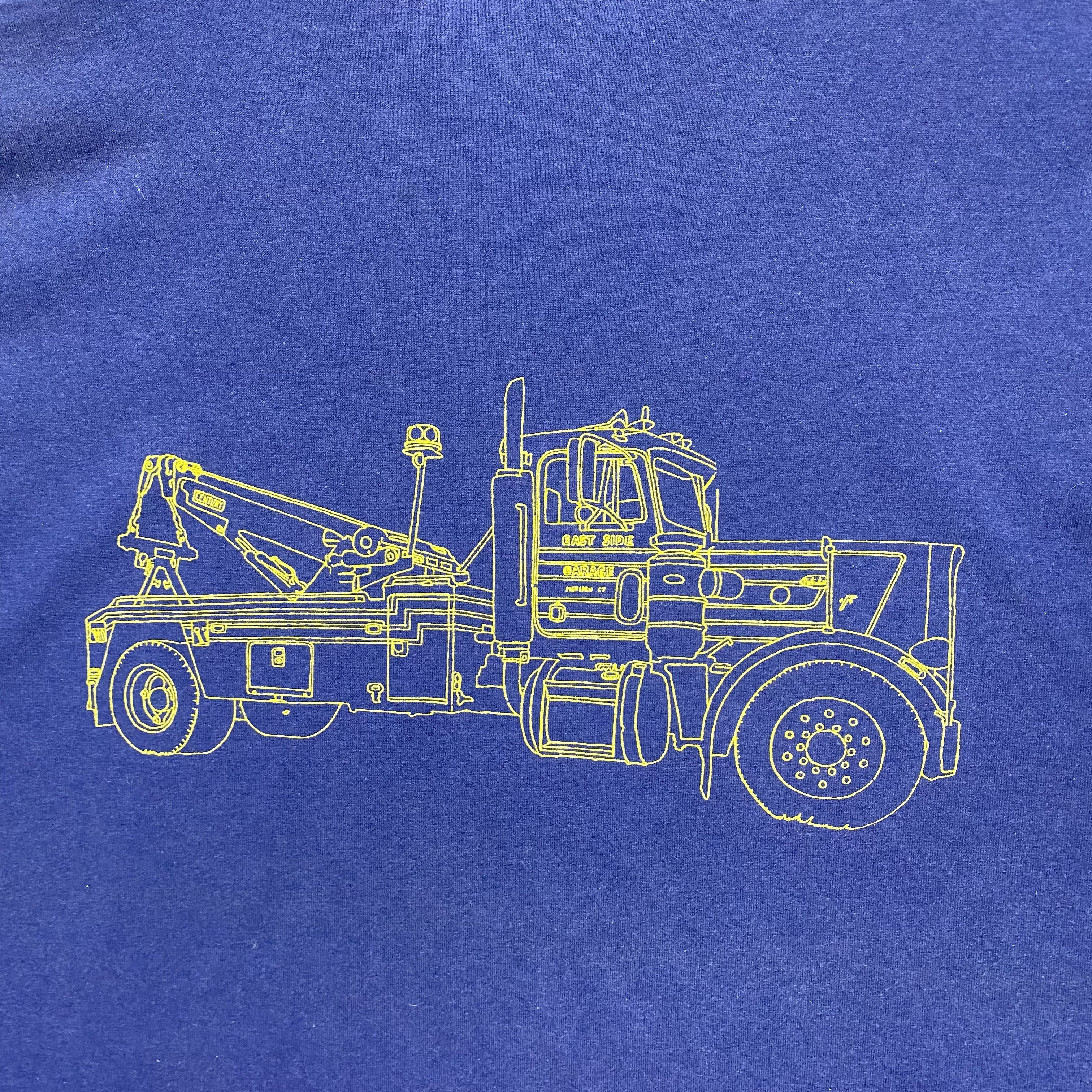 Vintage Vintage 80s Tow Truck T-Shirt East Side Garage Crewneck Tees Size US L / EU 52-54 / 3 - 3 Thumbnail