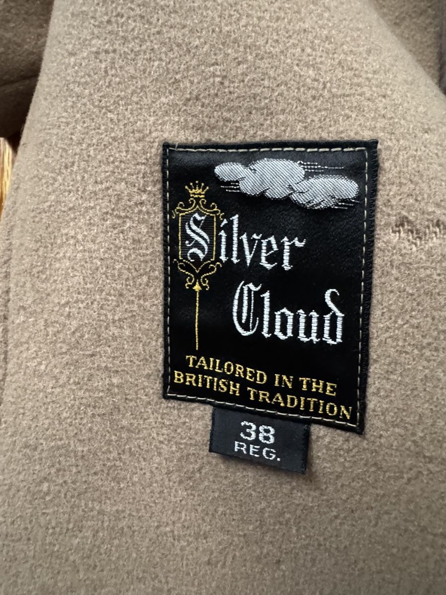 Vintage di Silver Double Breasted Coat Size US M / EU 48-50 / 2 - 4 Thumbnail