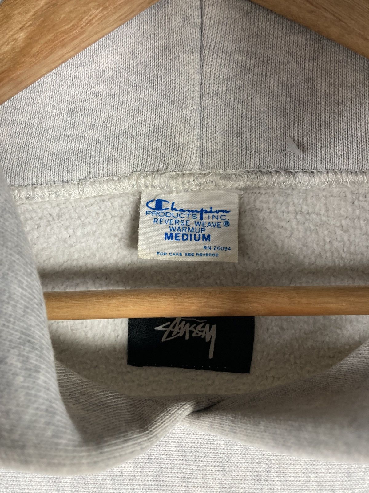 Stussy Vintage Champiom Reverse Weave X Stussy Sport Hoodie Size US M / EU 48-50 / 2 - 4 Thumbnail