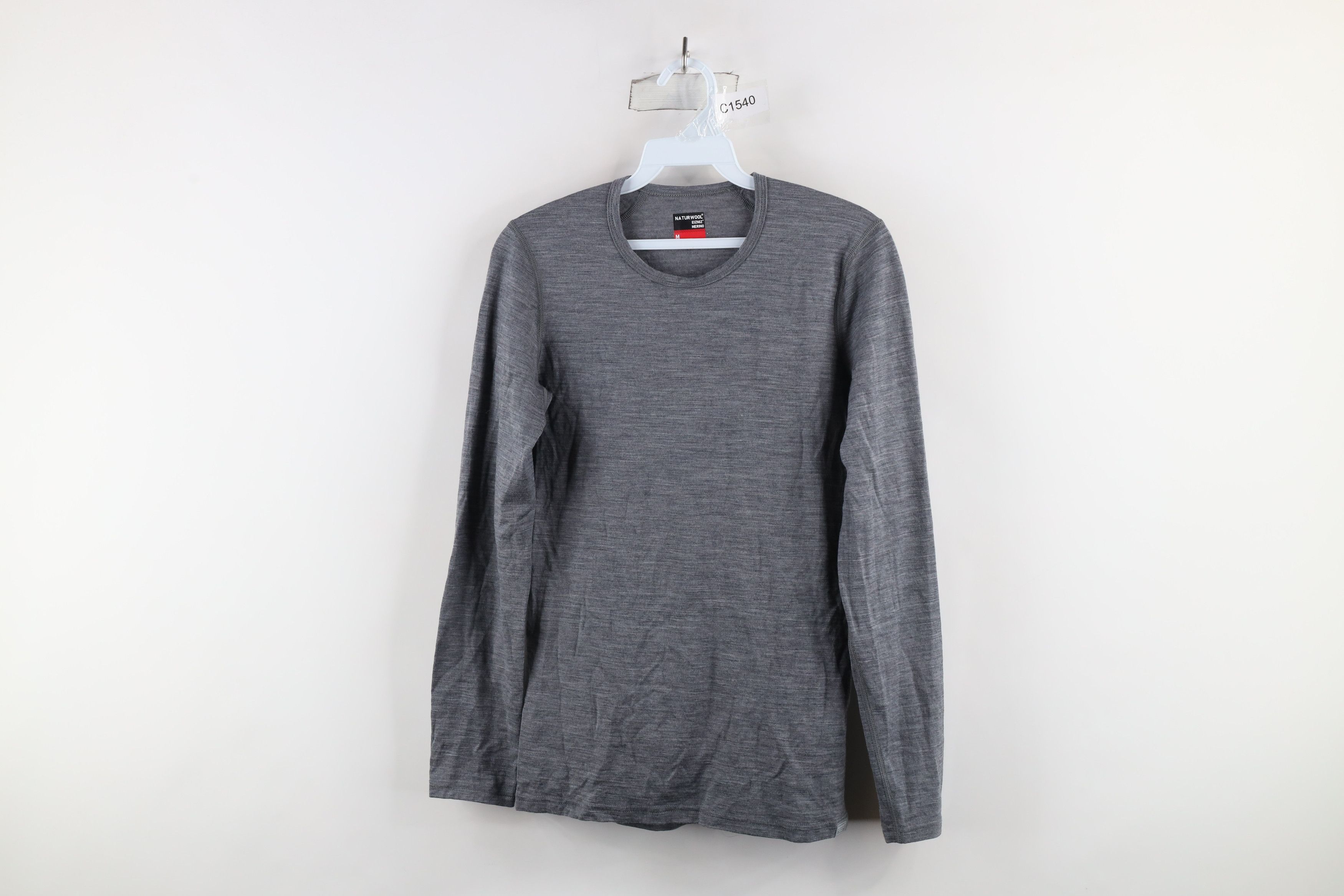 Vintage Naturwool Merino Wool 100 Long Sleeve T-Shirt Baselayer Size M / US 6-8 / IT 42-44 - 1 Thumbnail
