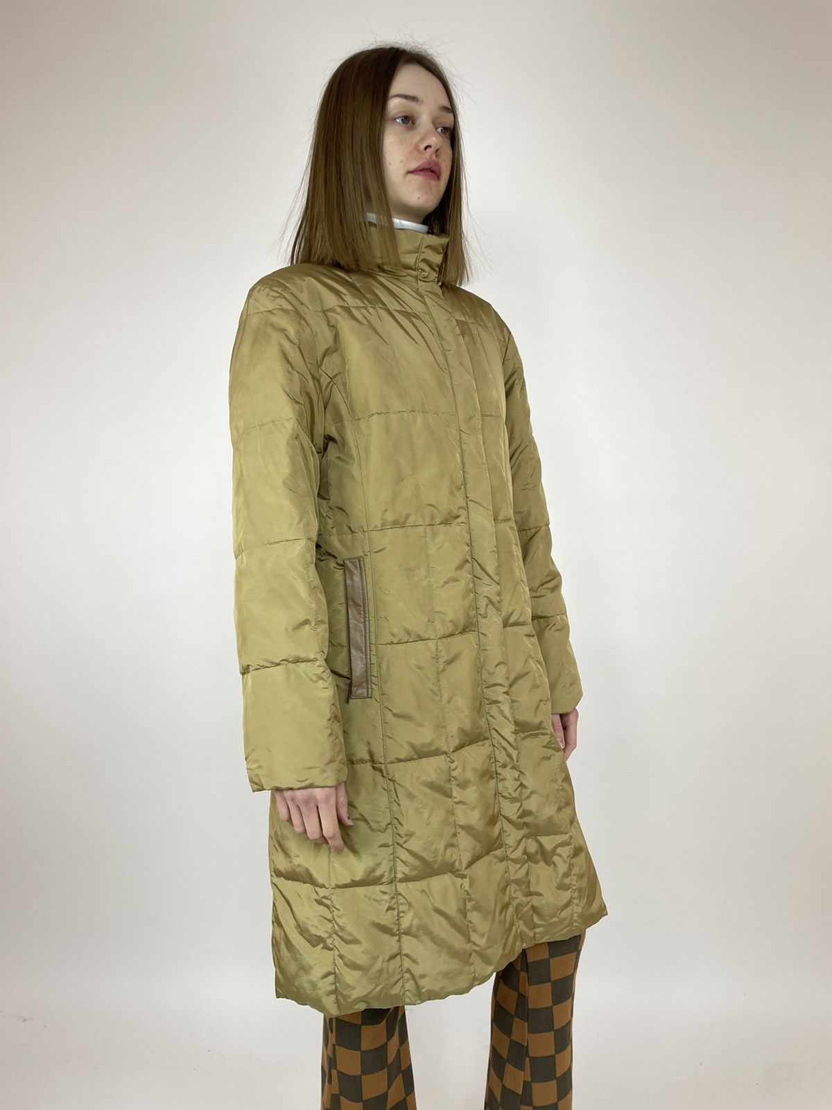 Vintage DAKS quilt Down Jacket Puffer Coat Womens Size Large Size L / US 10 / IT 46 - 3 Thumbnail