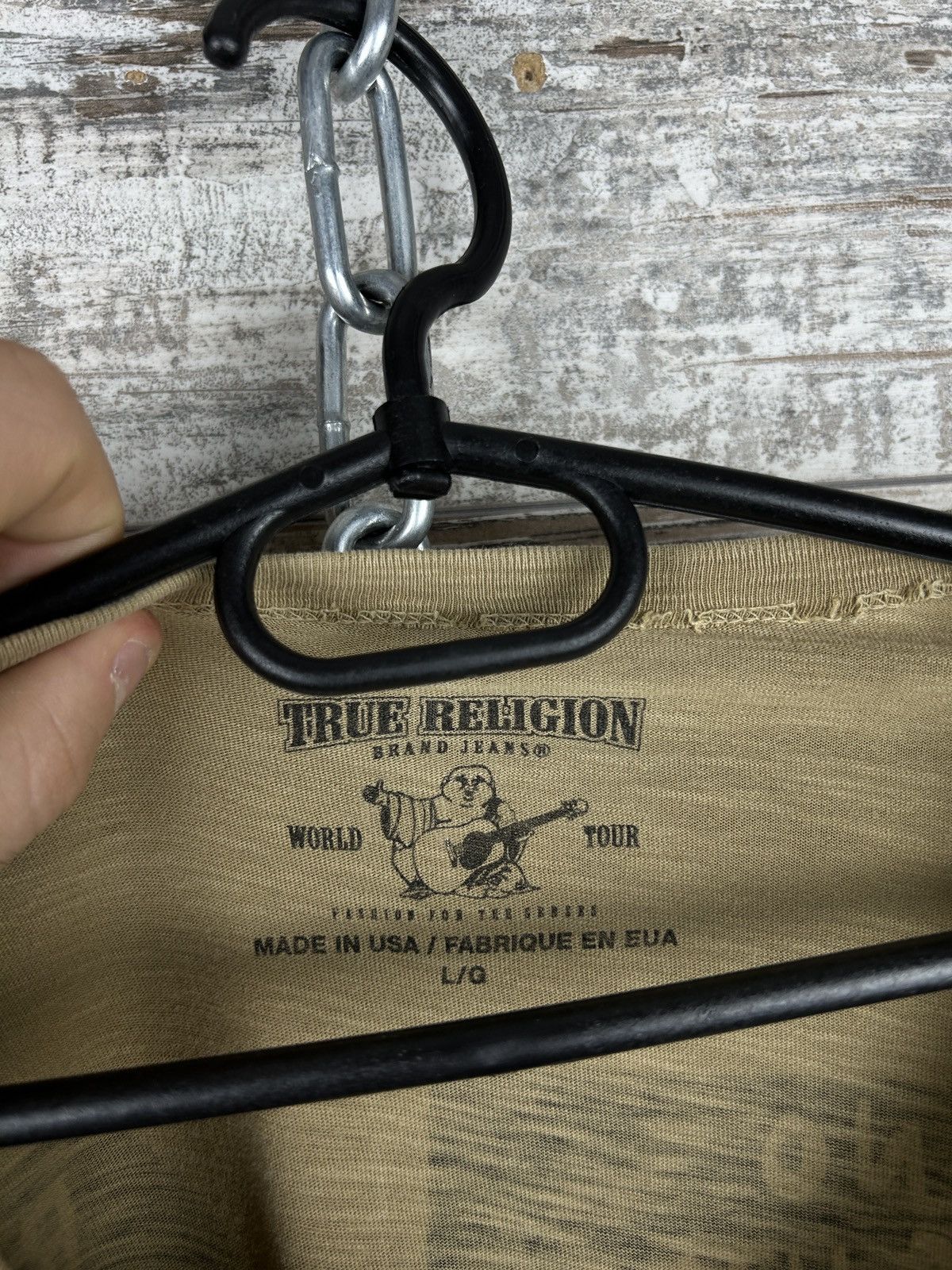 True Religion × Vintage Mens Vintage True Religion distributed T-shirt y2k rare OG Size US L / EU 52-54 / 3 - 6 Thumbnail