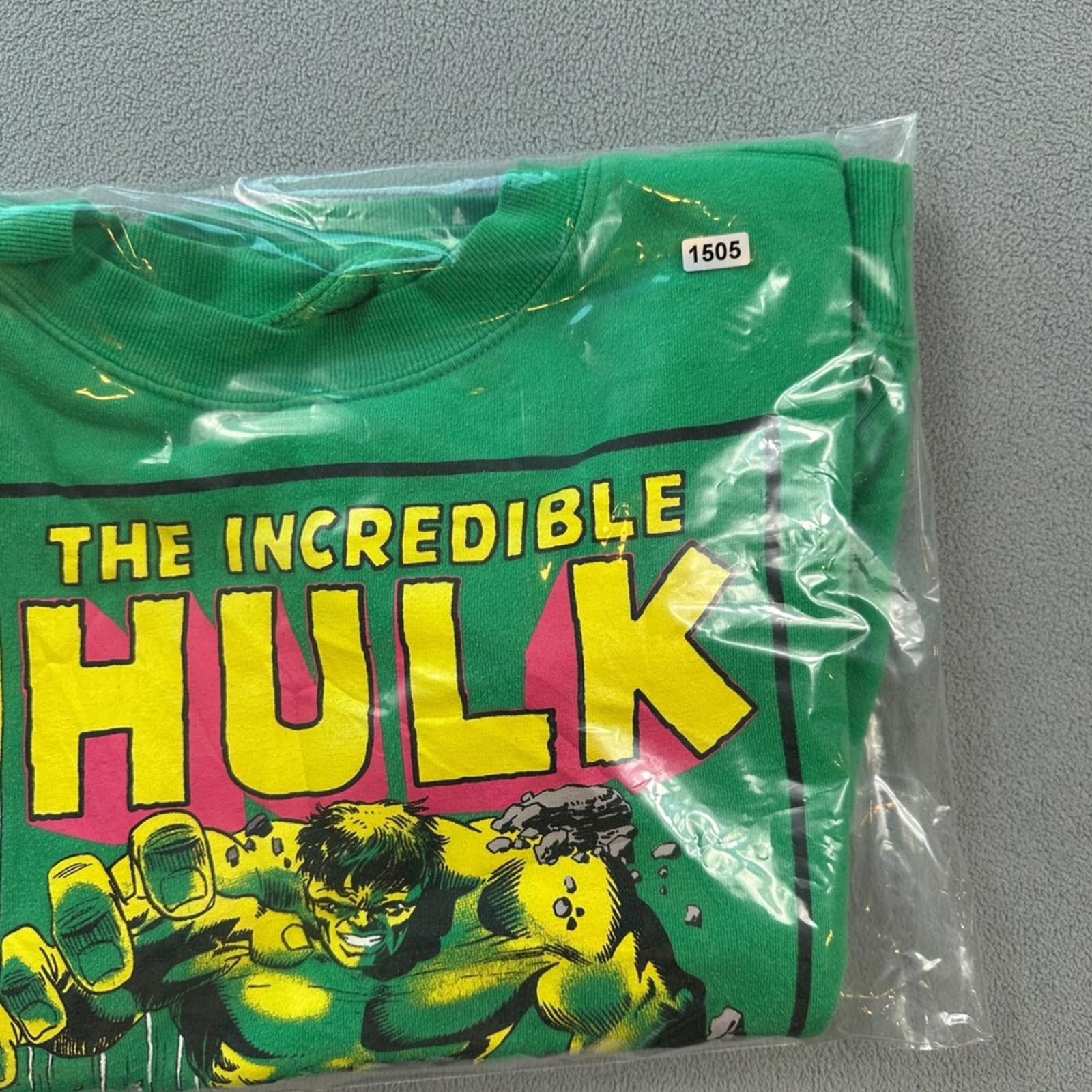 Marvel Comics The Incredible Hulk Sweatshirt Mens M Marvel Comics Green Size US M / EU 48-50 / 2 - 5 Thumbnail