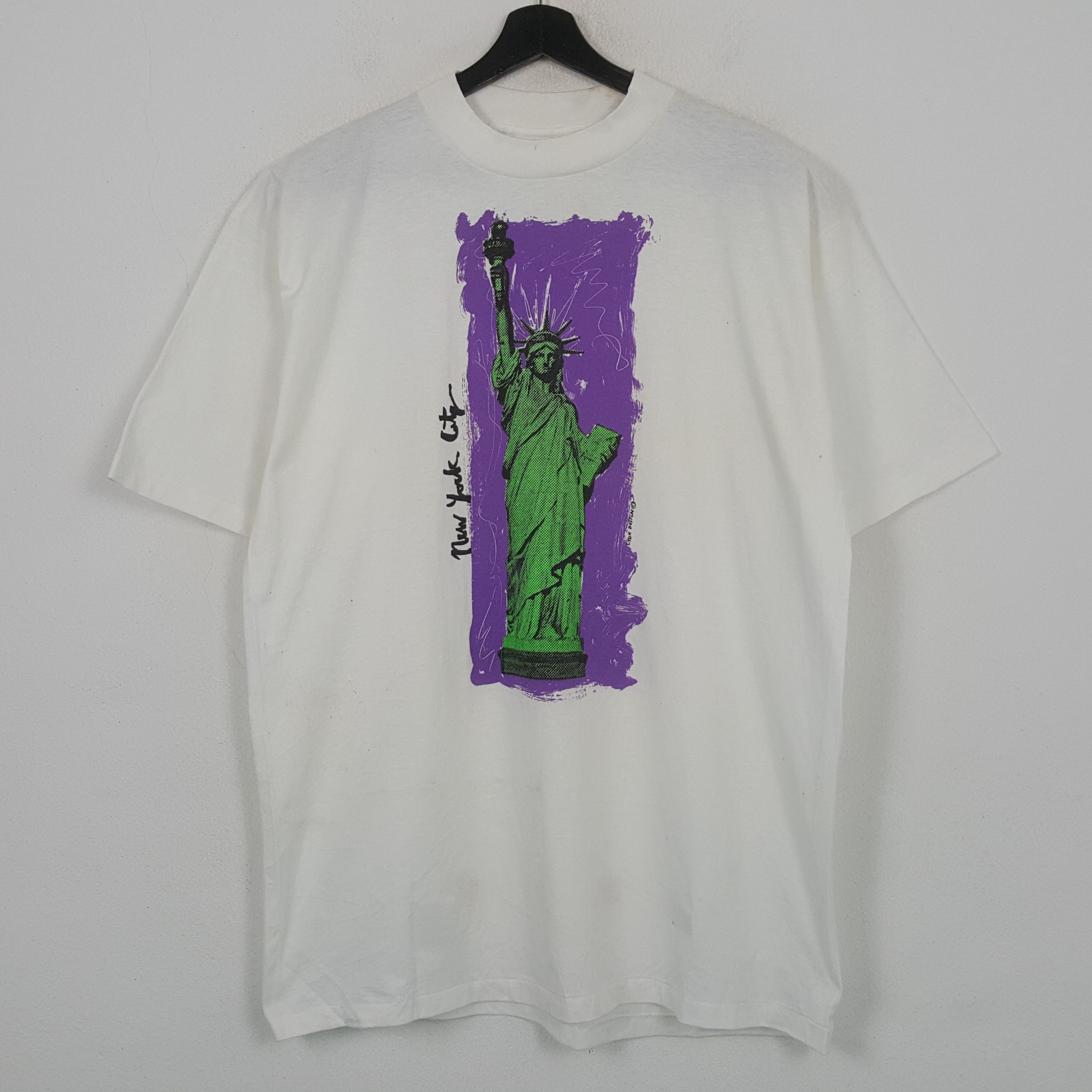 All Sport New York City Vintage Tshirt RR2 Size US XL / EU 56 / 4 - 1 Thumbnail