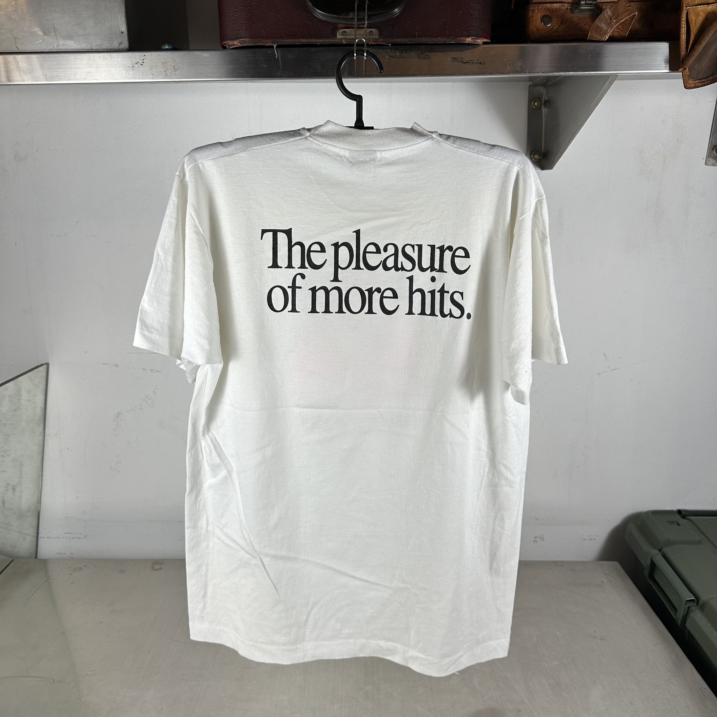 Vintage 80s Wolfram Video The Pleasure of More Hits Movie Store Tee Size US XL / EU 56 / 4 - 3 Thumbnail