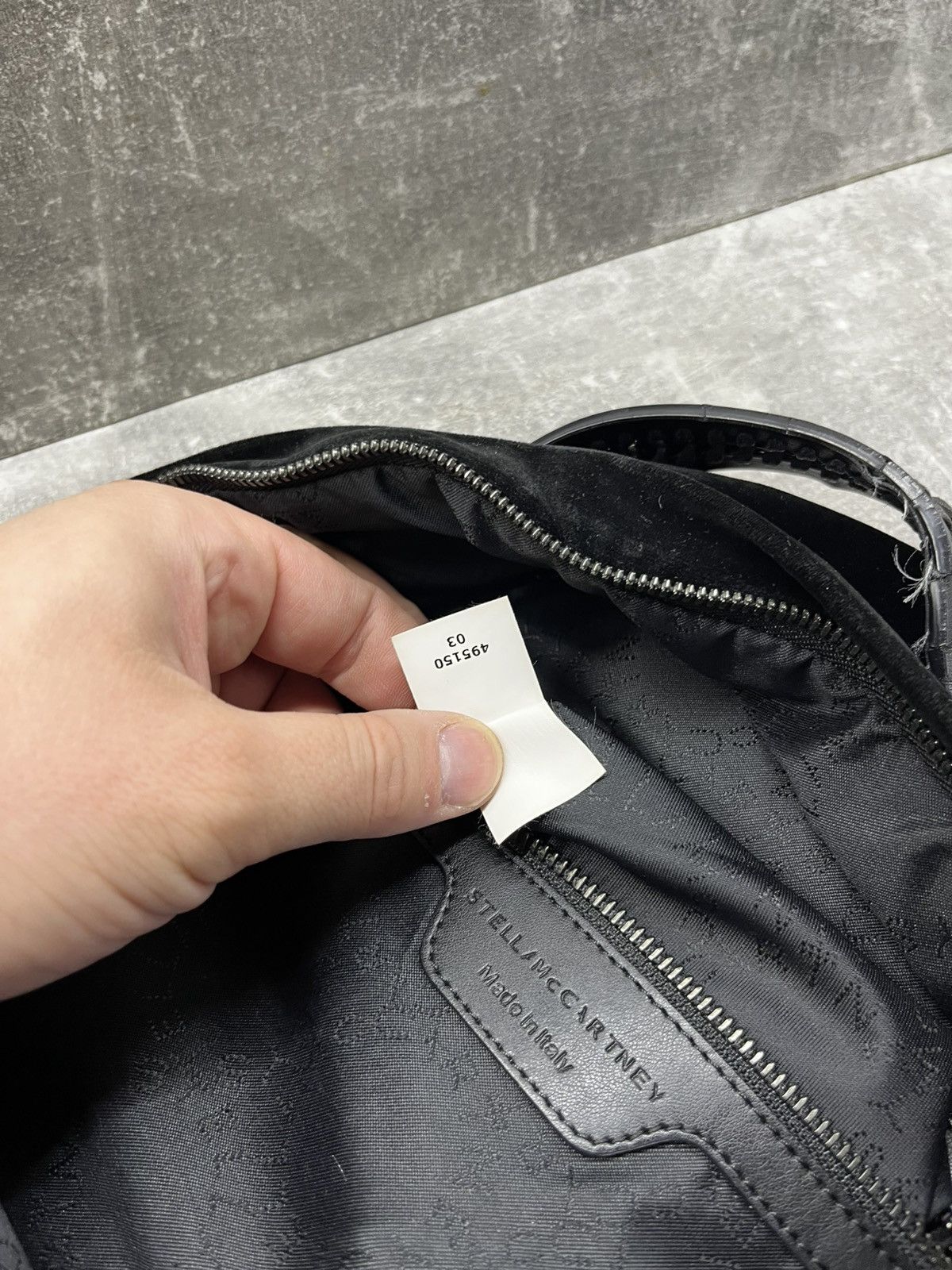 Hysteric Glamour × Stella McCartney STELLA MCCARTNEY Black Velvet bag Size ONE SIZE - 16 Thumbnail