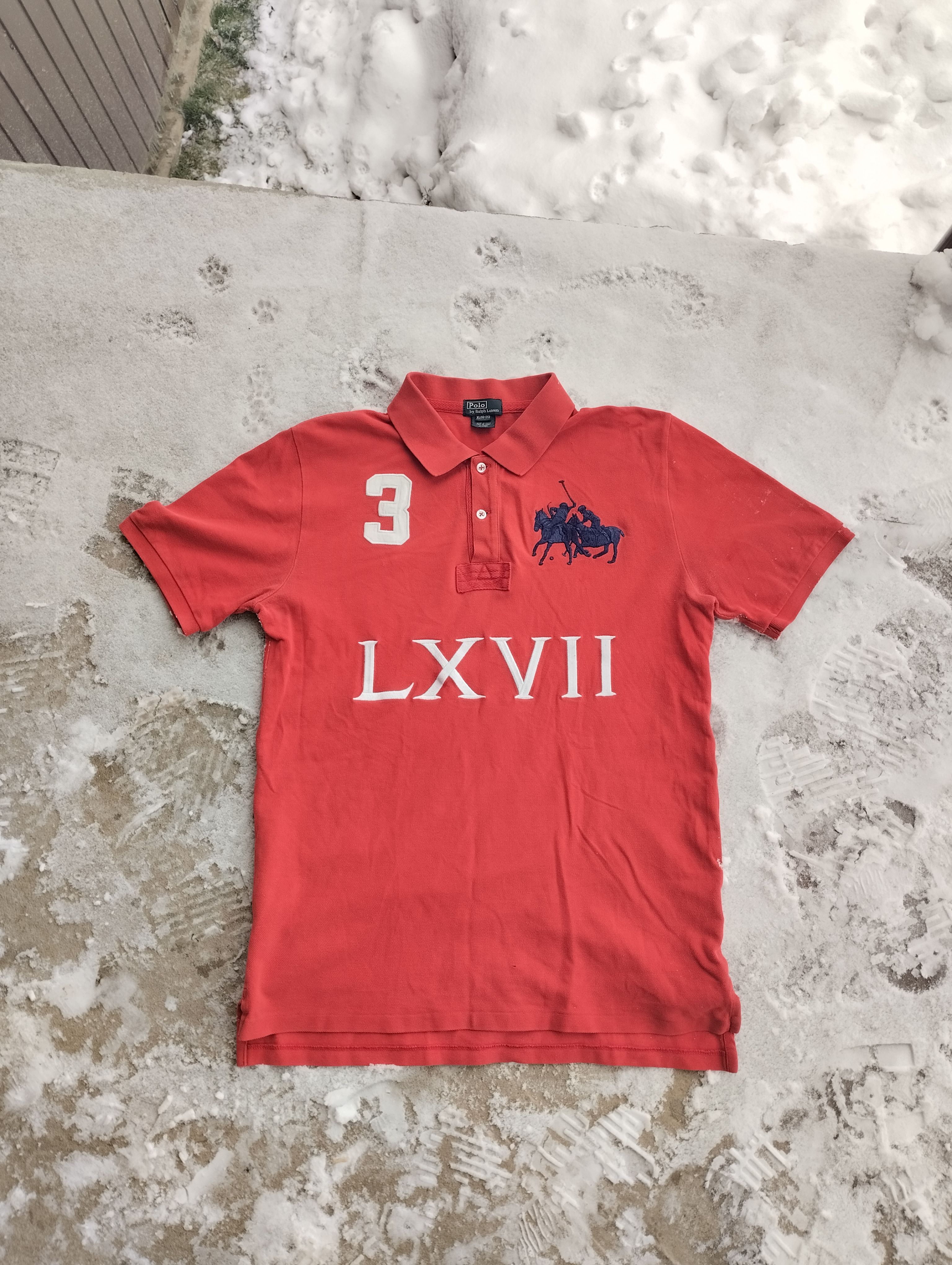 Pre-owned Glo Gang X Polo Ralph Lauren Chief Keef Polo Ralph Laurent Lxvii In Red