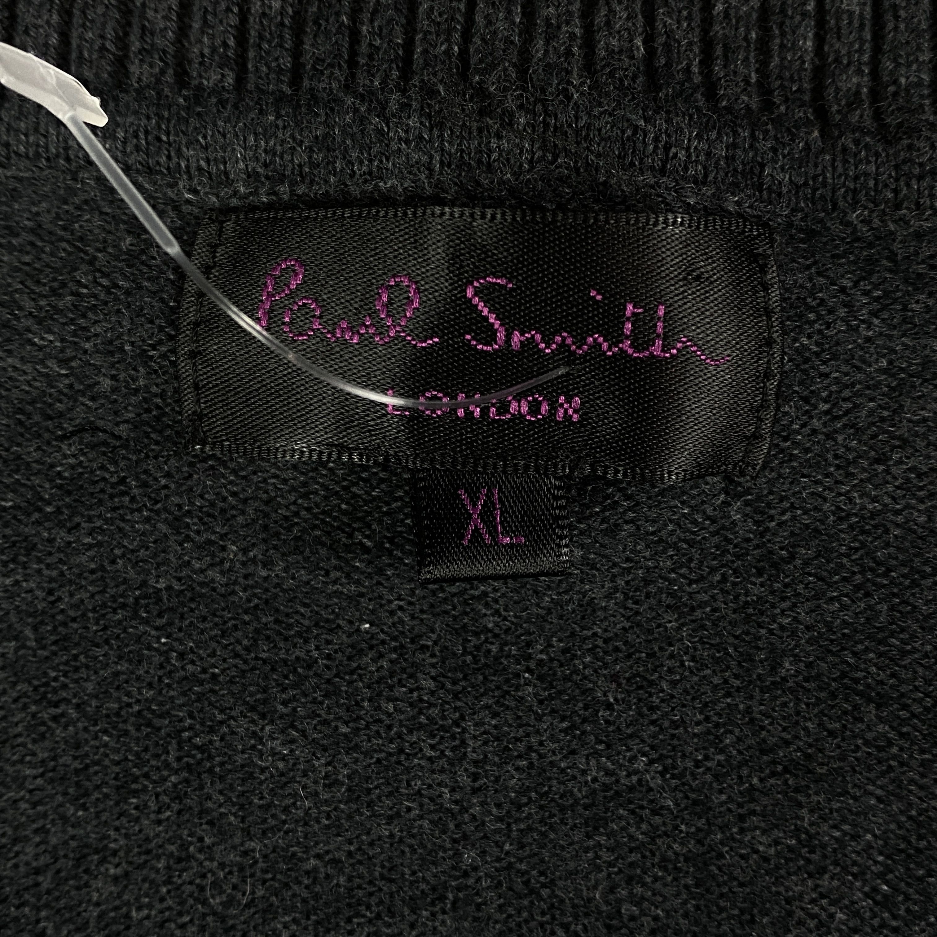 Paul Smith Mens Sweater V-Neck Jumper Paul Smith Size XL Cotton Size US XL / EU 56 / 4 - 4 Thumbnail