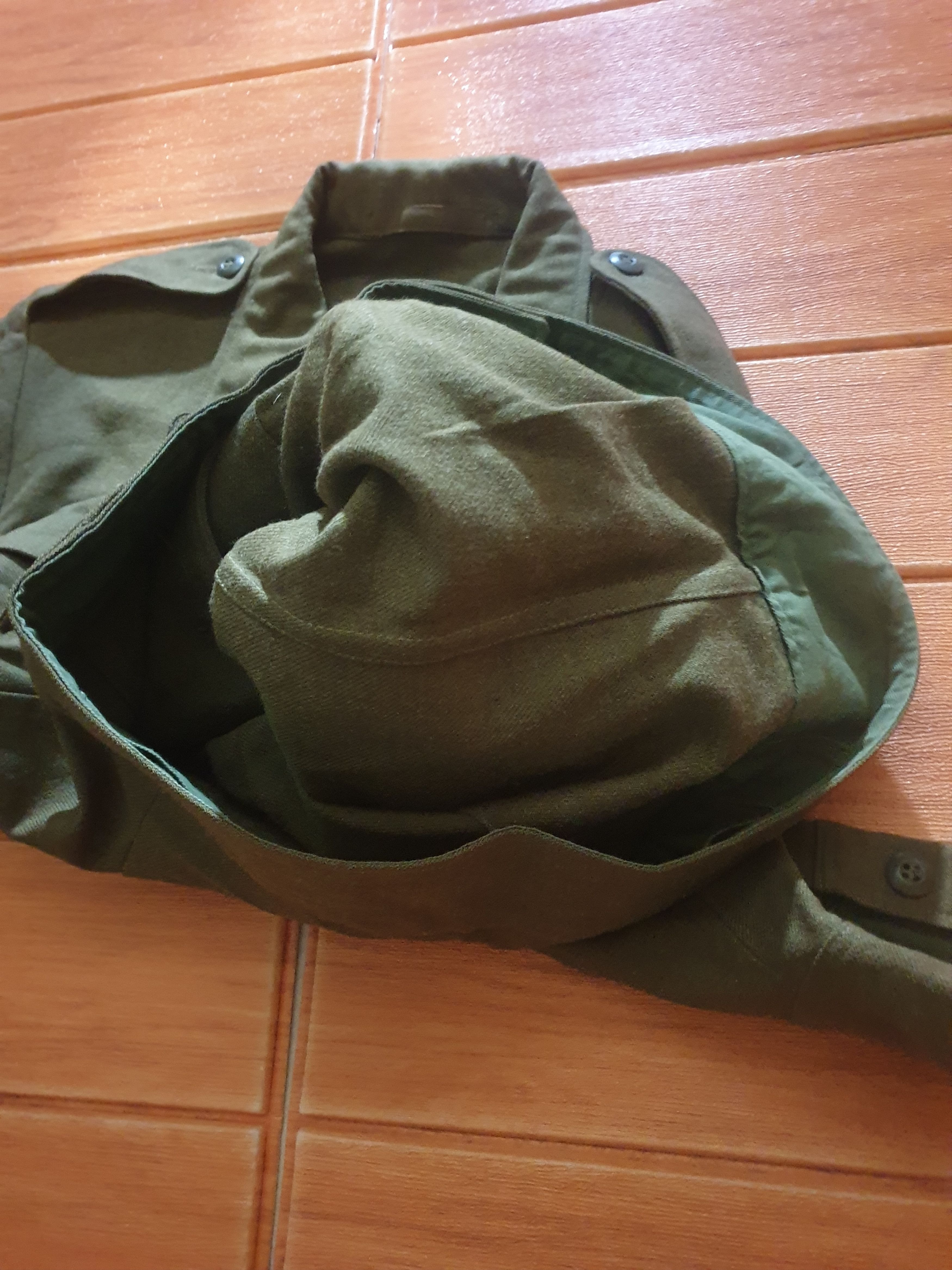 Japanese Brand 💥Vintage Military wool green military Jacket Size US M / EU 48-50 / 2 - 3 Thumbnail