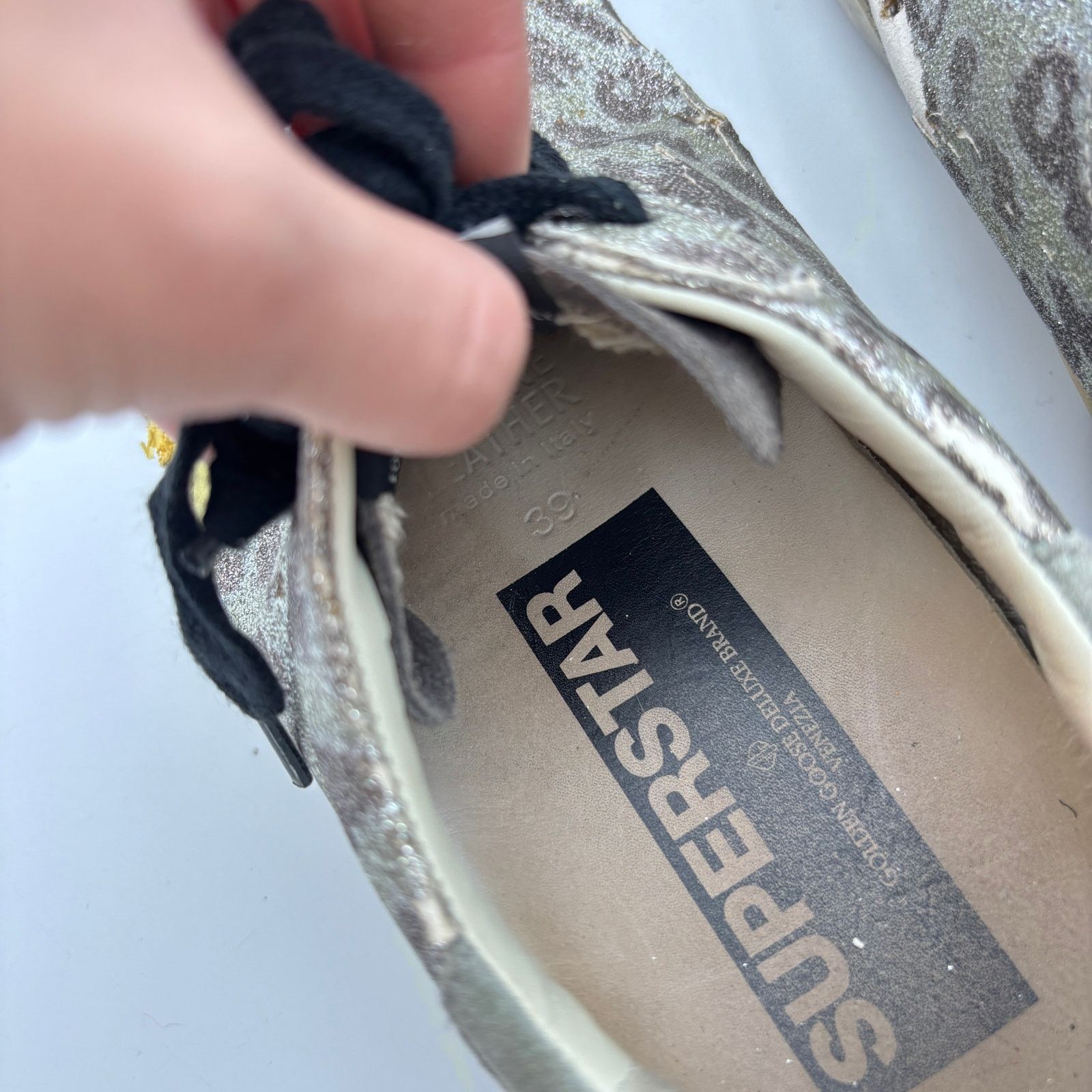 Golden Goose Golden Goose Superstar GGDB Glitter Leopard Sneakers 39 US 9 Size US 9 / IT 39 - 10 Thumbnail