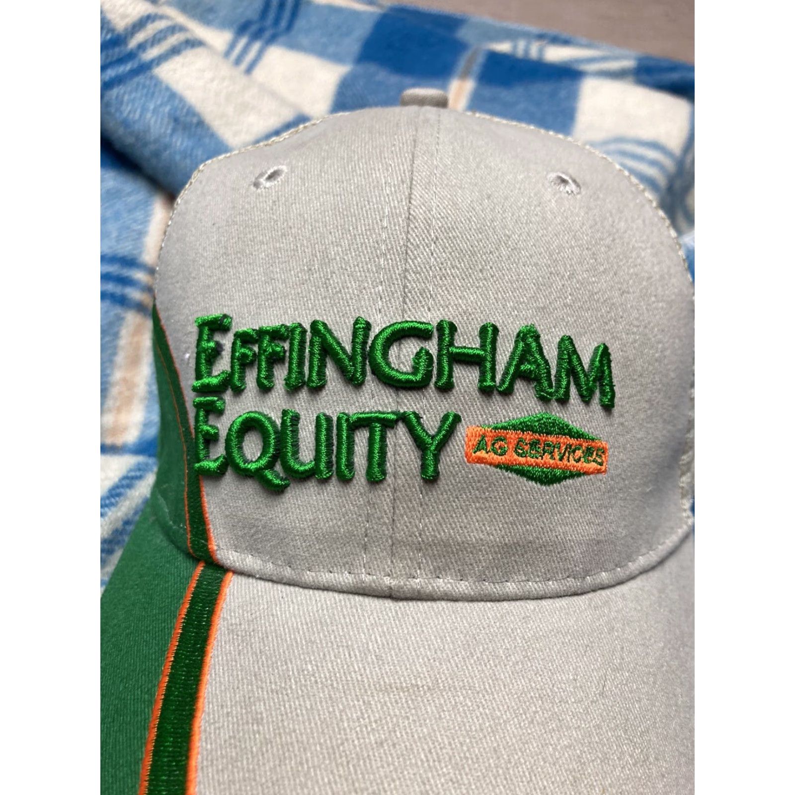 Vintage VINTAGE Effingham Equity Ag Services Hat Shockwave Lightning Baseball Cap Vtg Size ONE SIZE - 3 Thumbnail