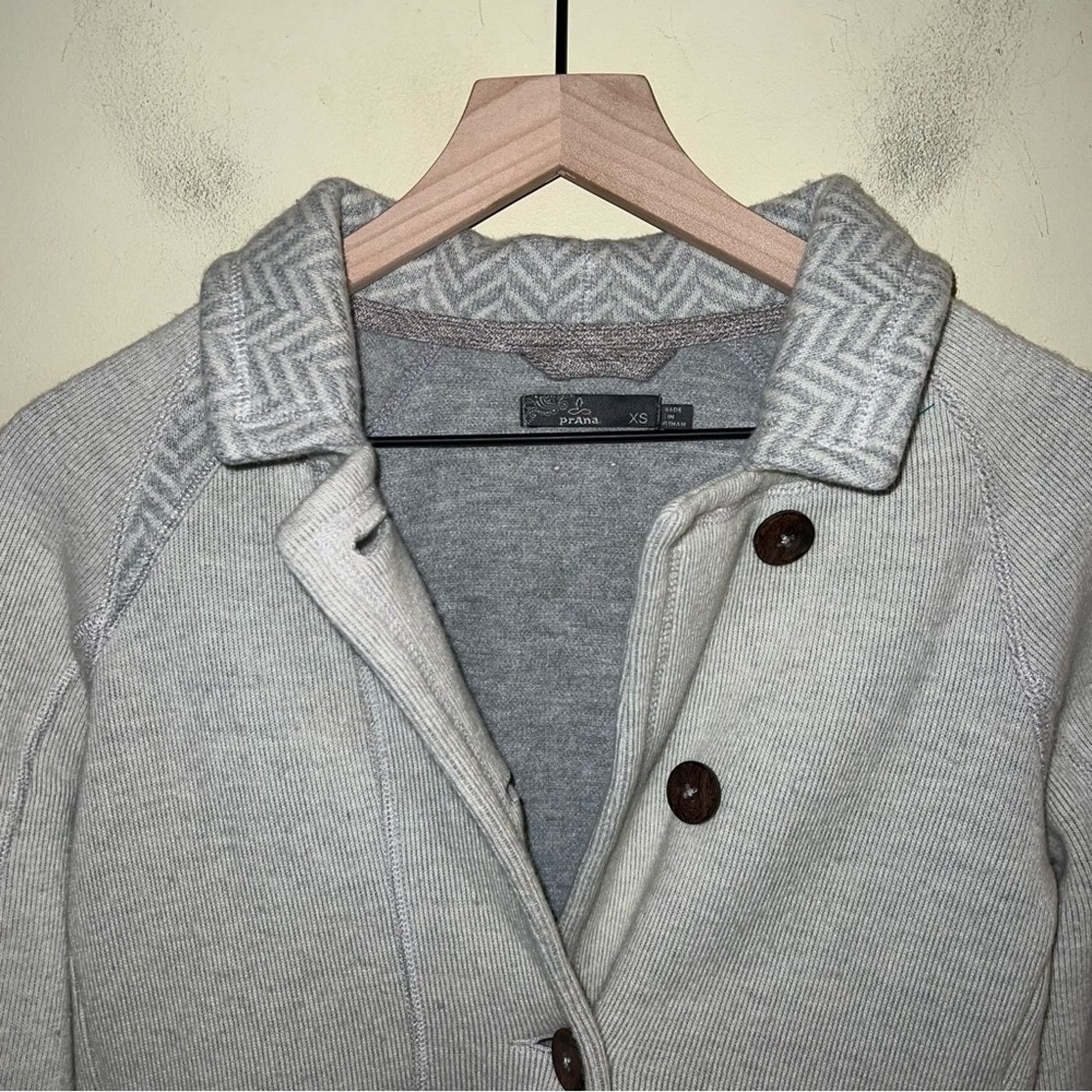Prana PRANA wool blend collared cardigan XS Size XS / US 0-2 / IT 36-38 - 4 Thumbnail