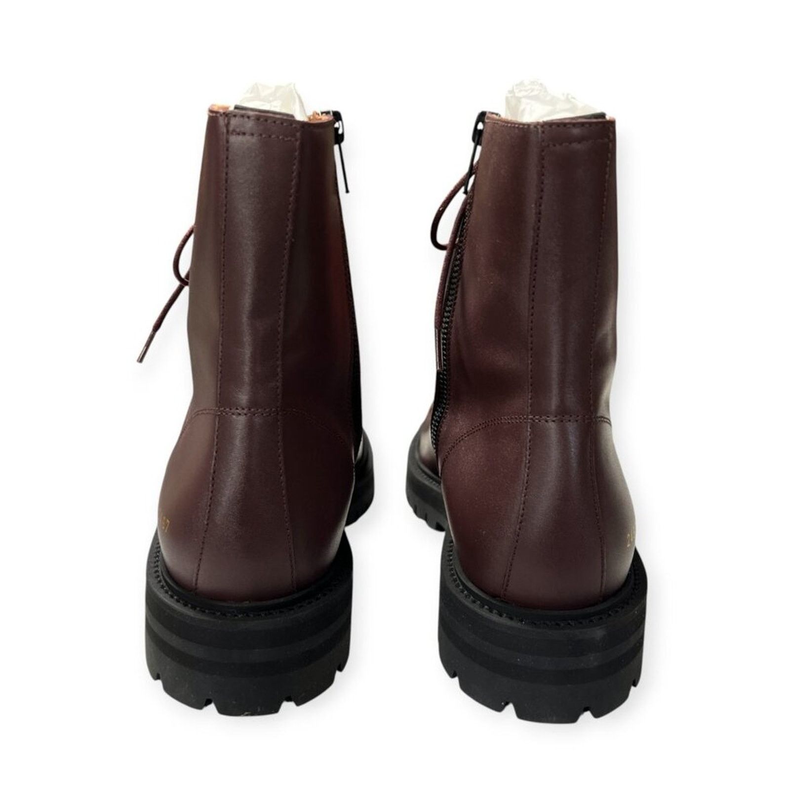 Common Projects Common Projects Burgundy Combat Boot EU 42 NWT ITALY Size US 9 / EU 42 - 10 Thumbnail