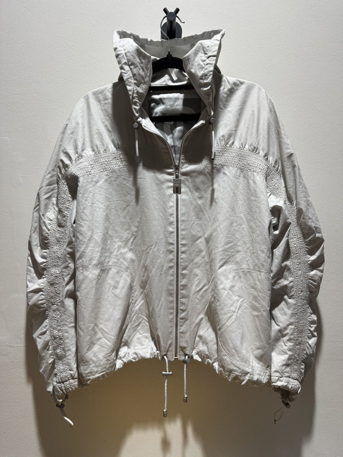 Chanel Chanel Sport 2000s Archive Windbreaker CC Logo Jacket Size US M / EU 48-50 / 2 - 2 Thumbnail