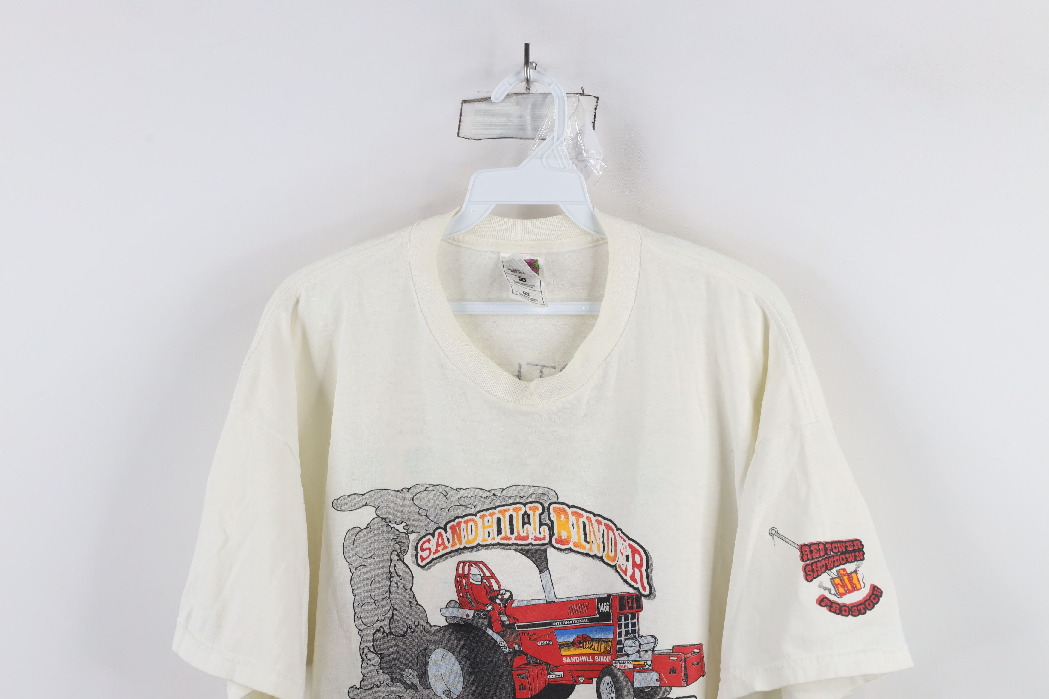 Vintage Vintage 90s Sandhill Binder Tim Overmyer Tractor T-Shirt Size US XXL / EU 58 / 5 - 2 Thumbnail