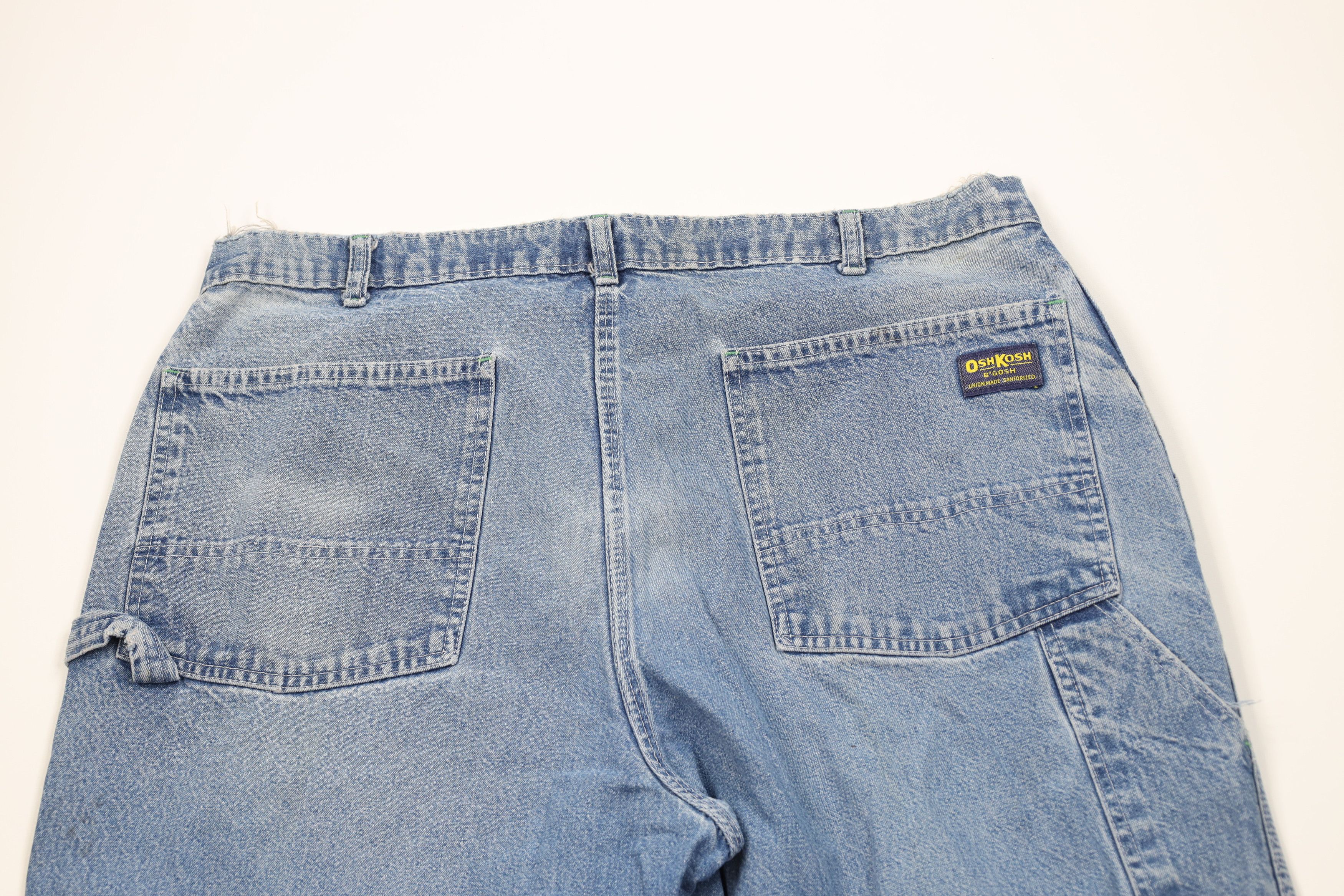 Vintage 60s 70s OshKosh B'Gosh Sanforized Dungaree Jeans USA