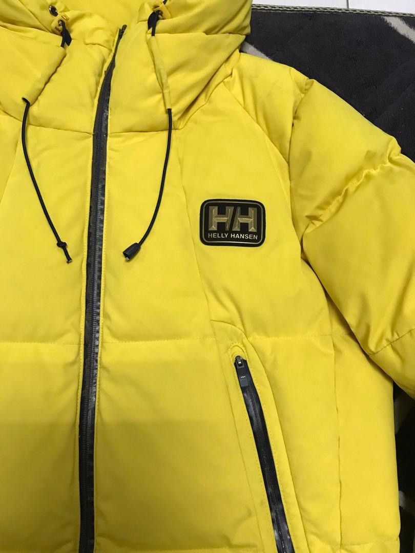 Helly Hansen × Vintage STEAL💥Helly Hansen Duck Down Yellow Puffer Jacket Size US M / EU 48-50 / 2 - 4 Thumbnail