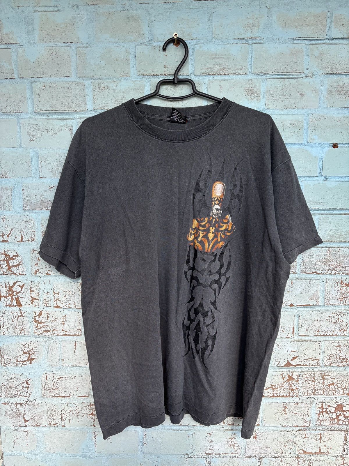 Vintage y2k jnco style avant garde t-shirt tribal streetwear usa Size US XL / EU 56 / 4 - 1 Thumbnail