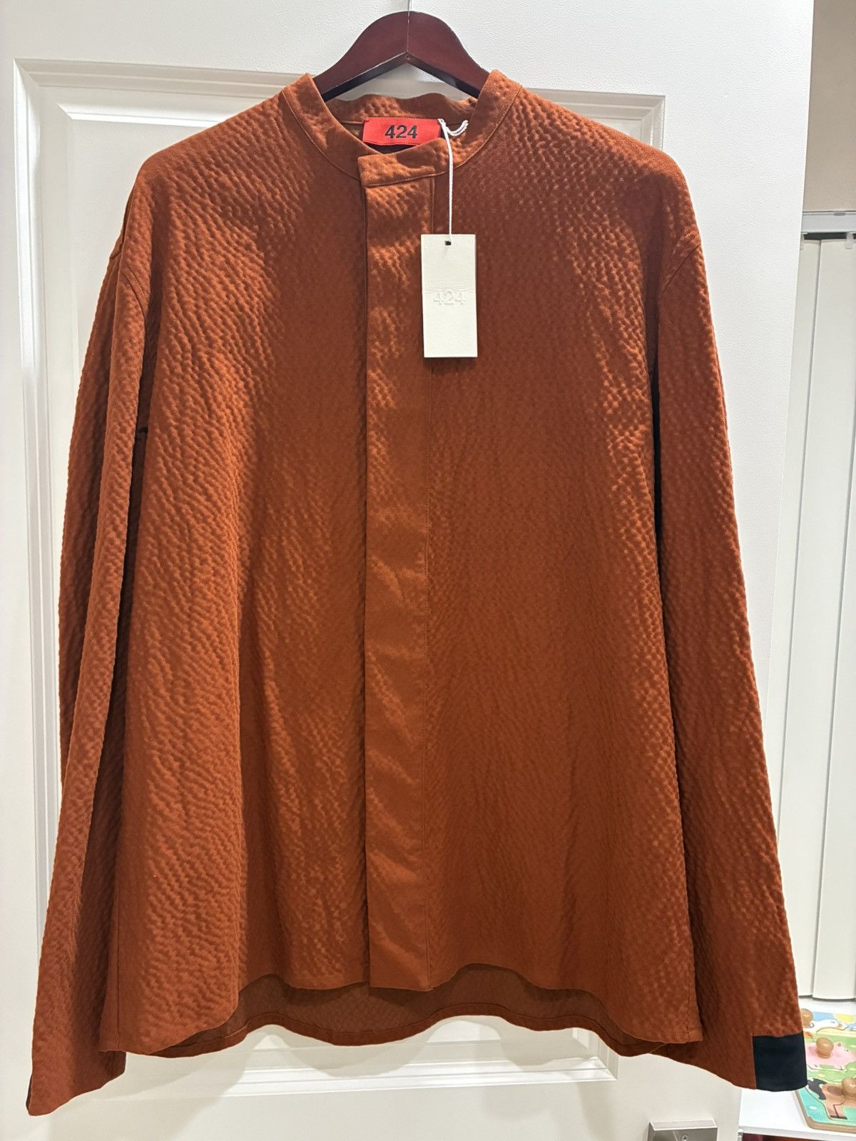 424 424 Orange Button Up Size US L / EU 52-54 / 3 - 1 Thumbnail