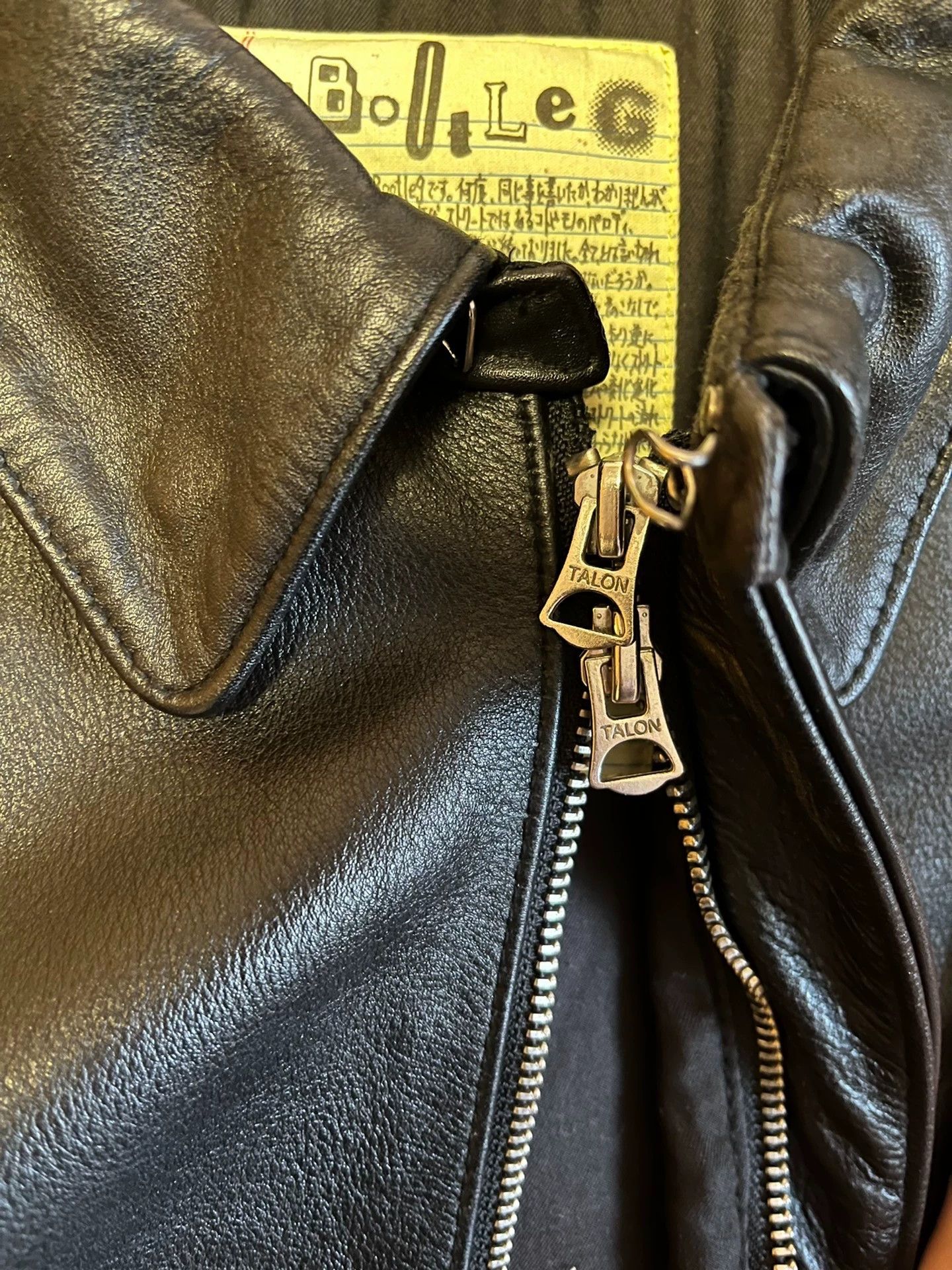 Other ssz Early A1 Top Calfskin Leather L Jacket (New) Talon Zips Size US L / EU 52-54 / 3 - 7 Thumbnail