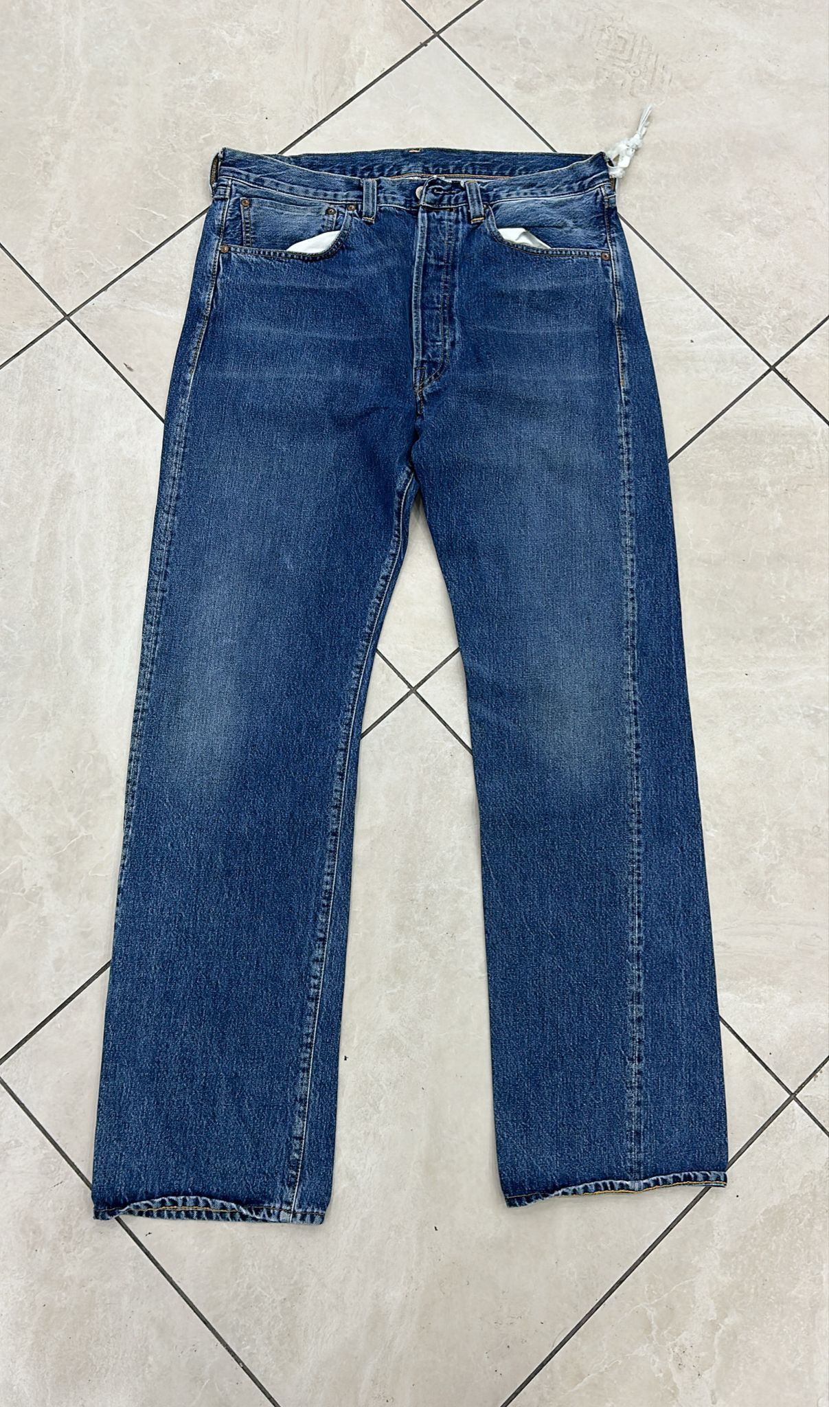 Levi's Vintage Clothing LVC Levi's Vintage Clothing 1947 501XX BigE Selvedge Jeans Size US 36 / EU 52 - 2 Thumbnail