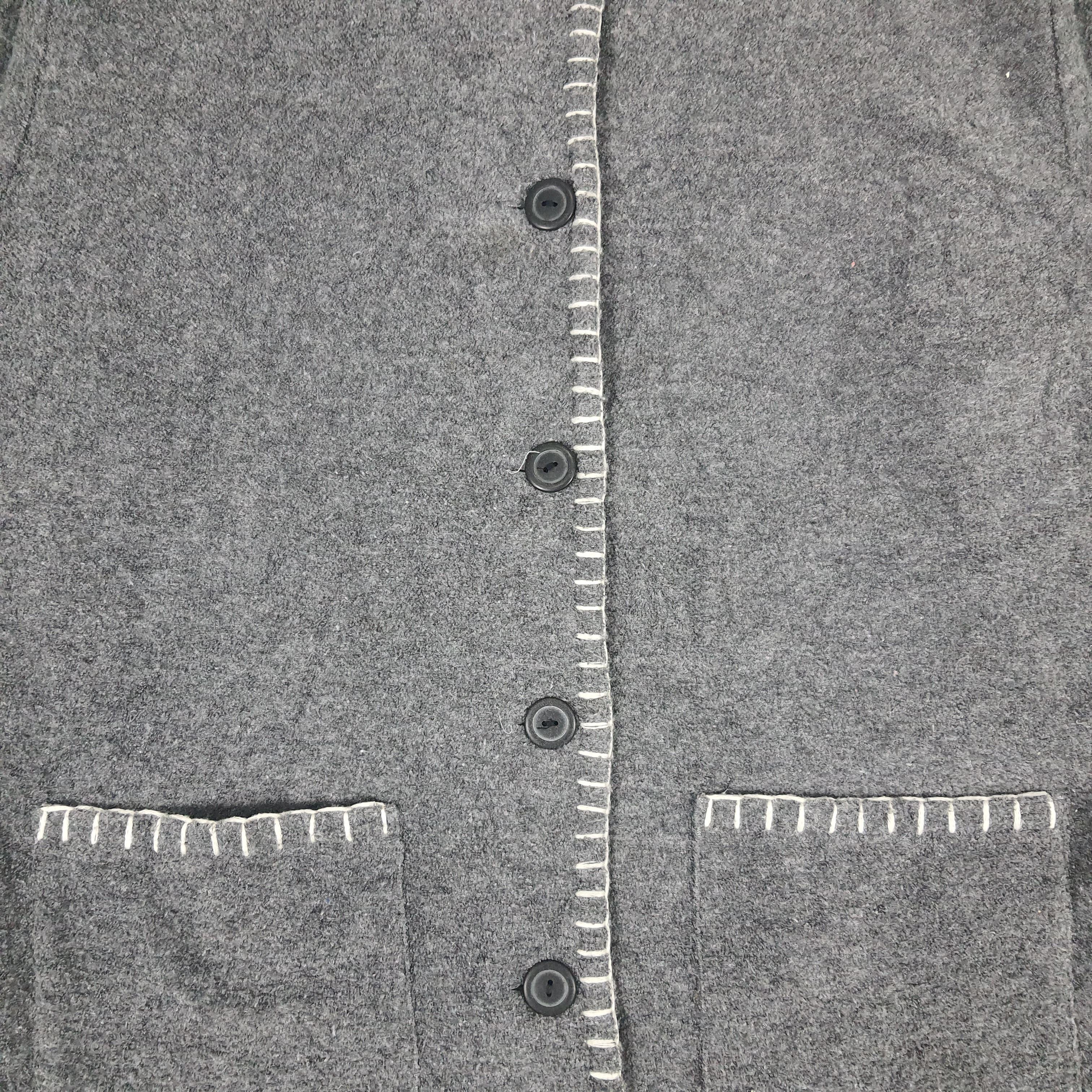 Japanese Brand × Yohji Yamamoto Vintage SACSNY Y'SACCS by Yohji Yamamoto Button Sweaters Size US M / EU 48-50 / 2 - 4 Thumbnail