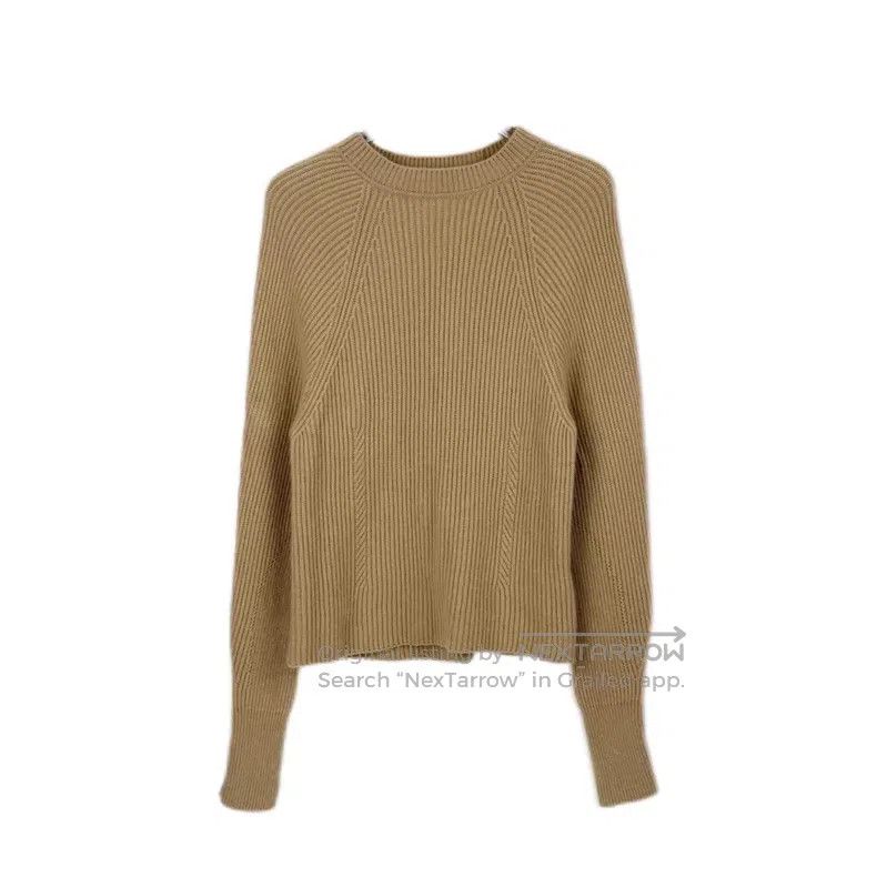 Hermes Hermes Camel Vertical Stripe Cashmere Sweater Size XS / US 0-2 / IT 36-38 - 1 Thumbnail