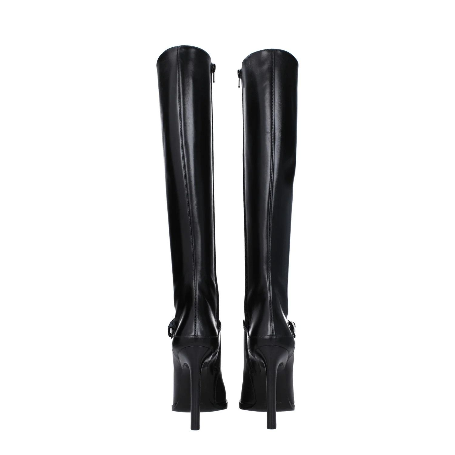 Saint Laurent Paris ob1o1e1124 Leather Boots in Black Size US 11 / IT 41 - 5 Thumbnail