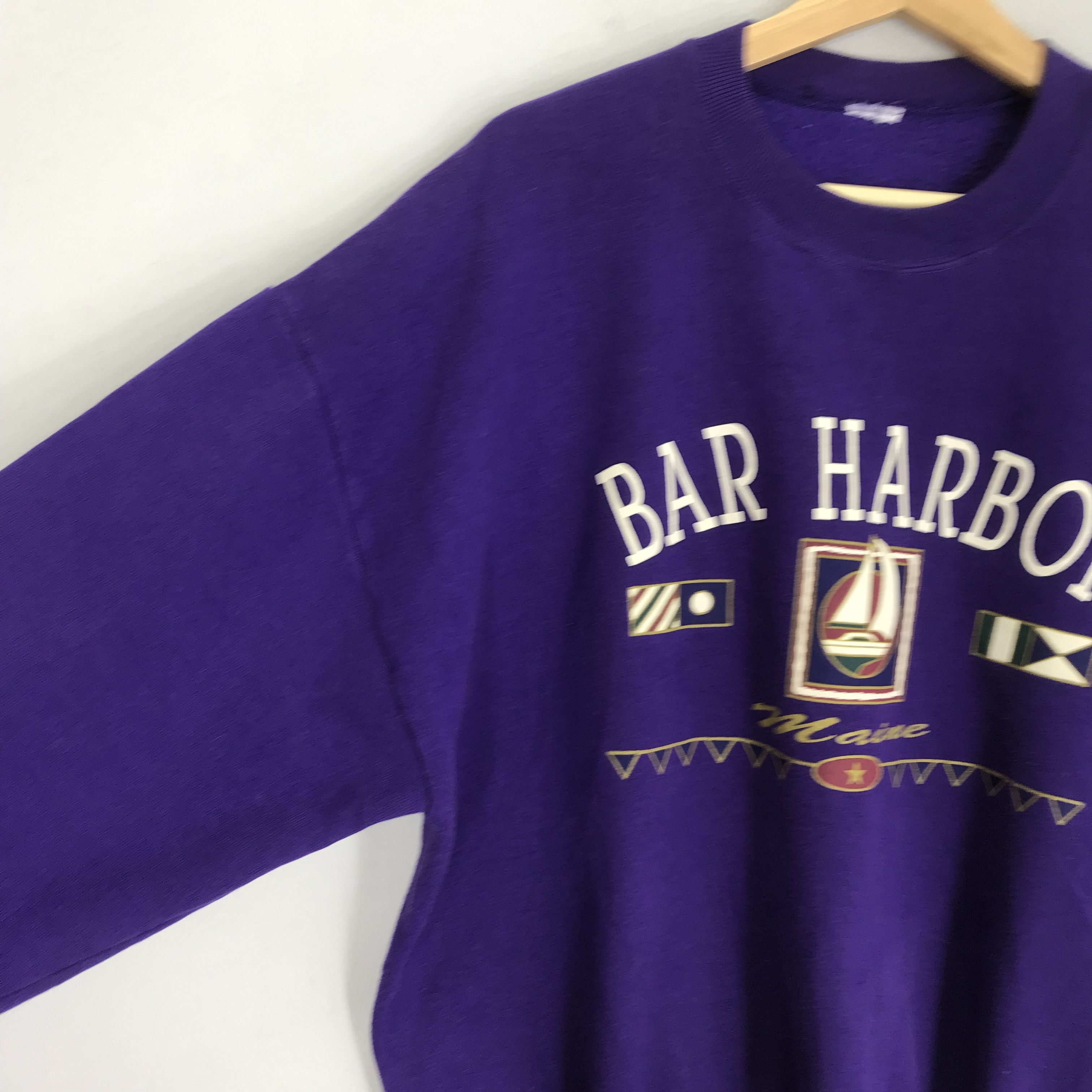 Misty Harbor Vintage 90s Bar Harbor Sweatshirt - 261 Size US XL / EU 56 / 4 - 4 Thumbnail